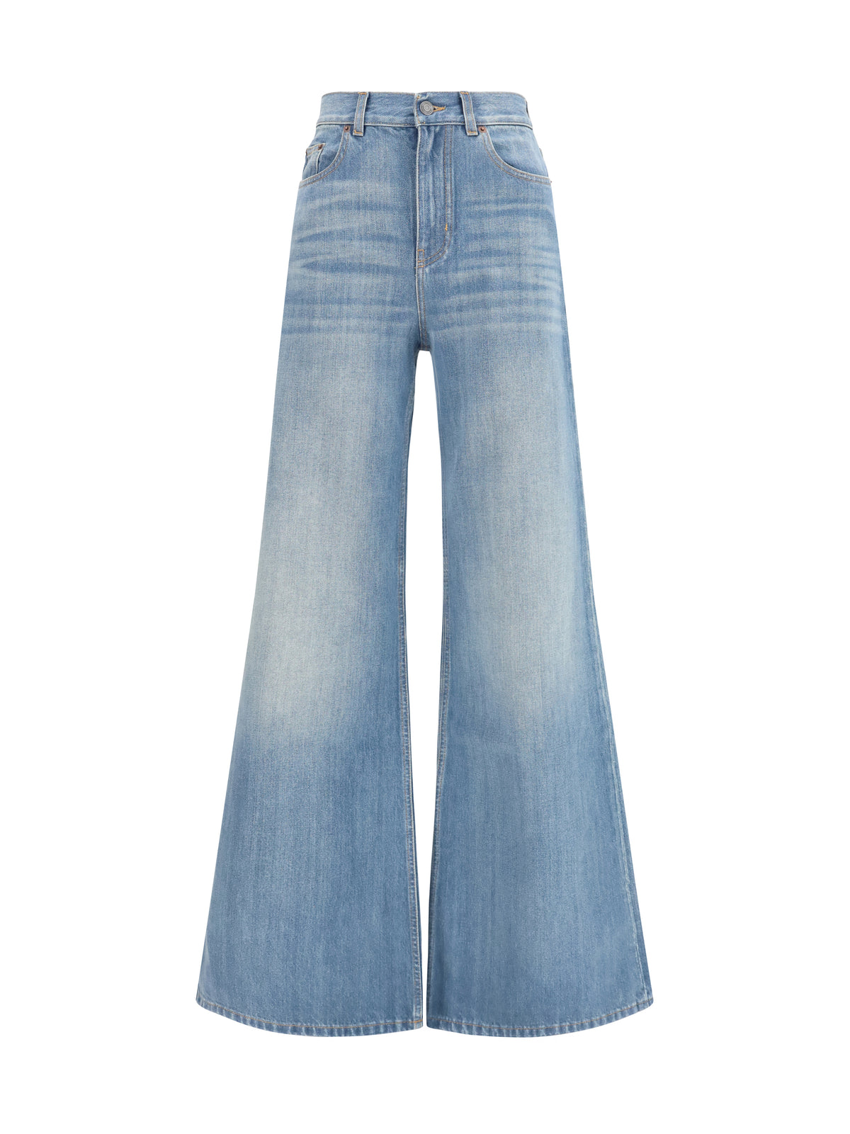 Chloé Women High-Rise Wide-Leg Denim Jeans CHLOE