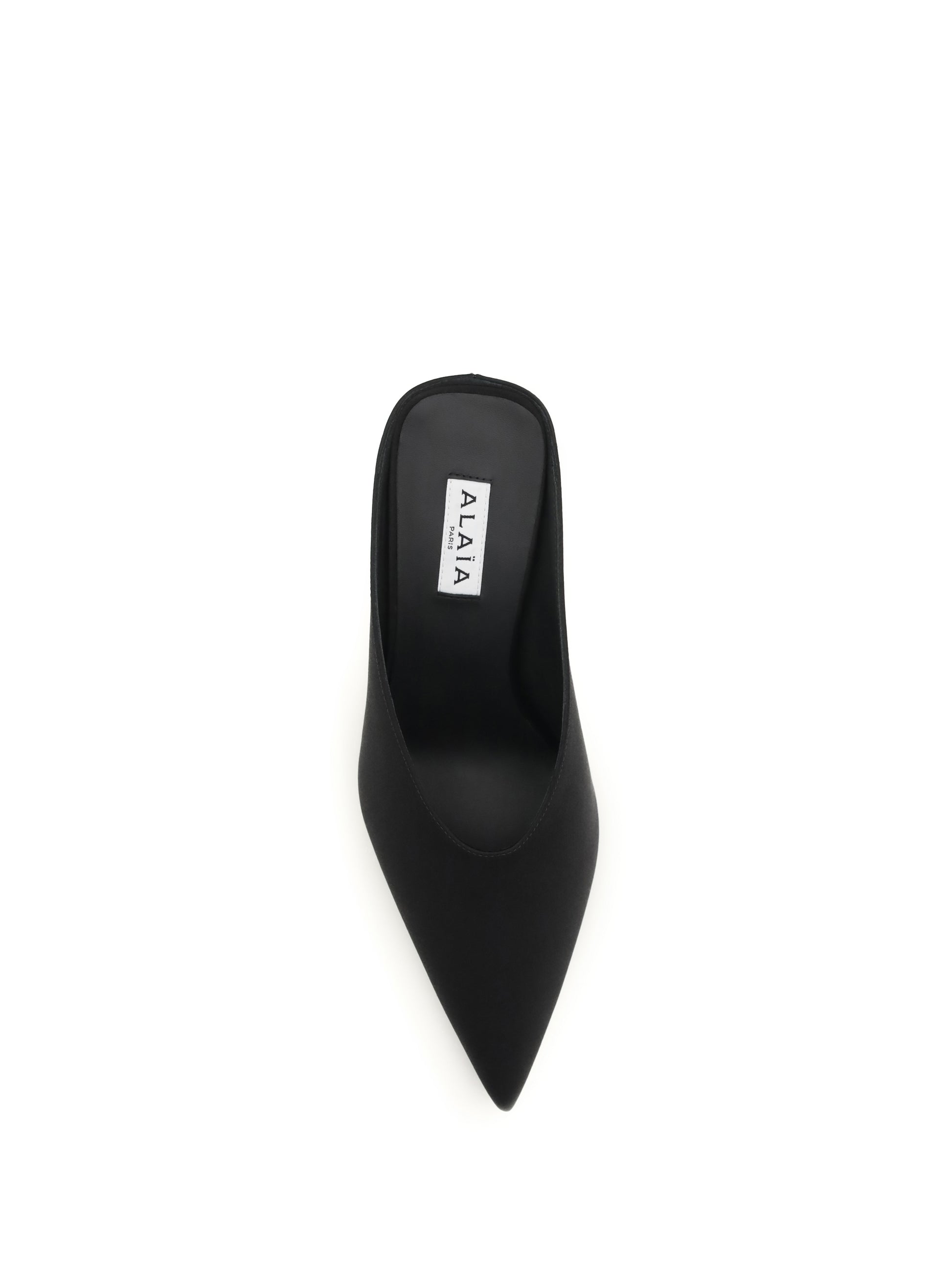 Alaïa Women Satin Wedge Mules ALAIA