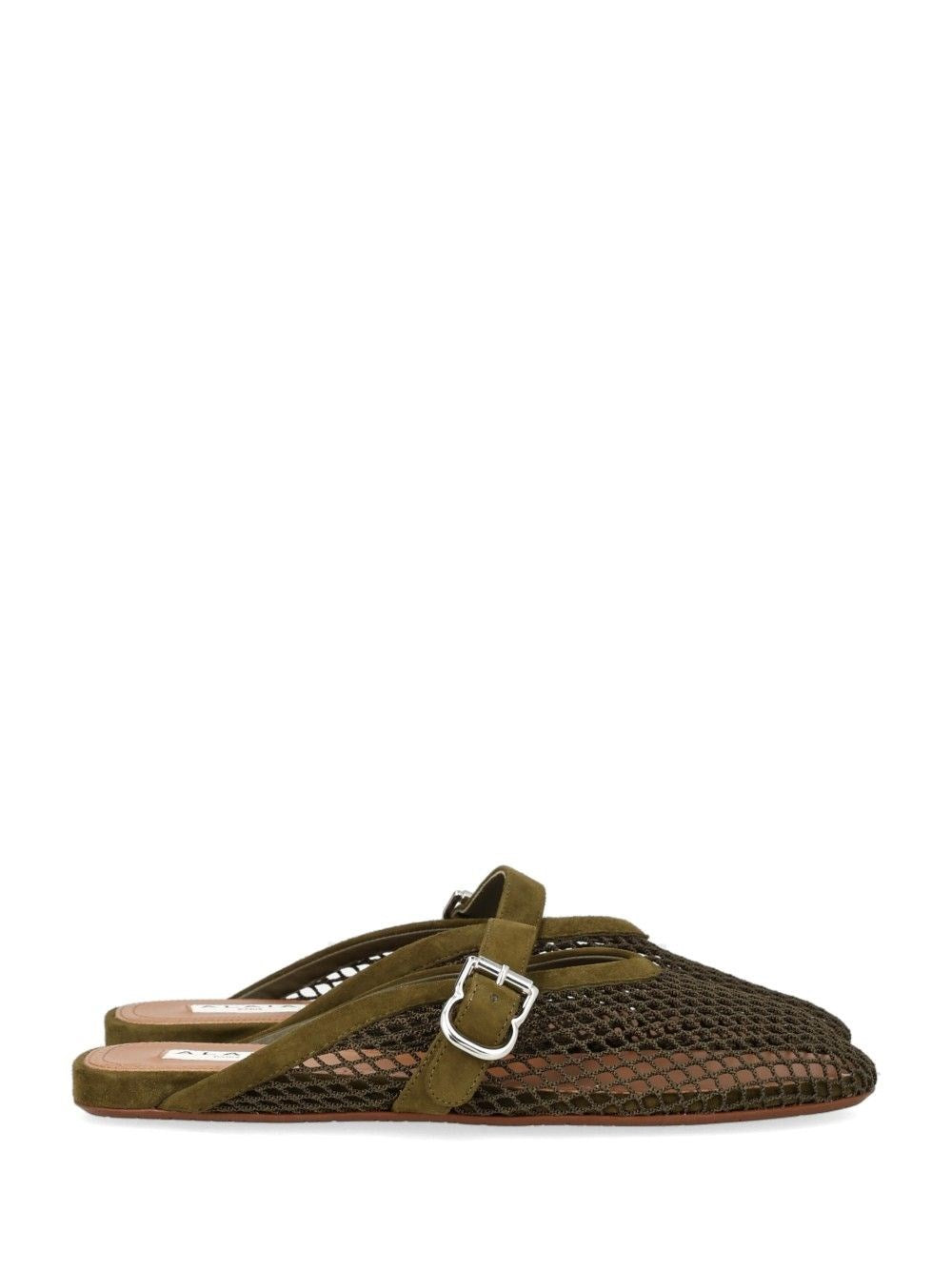 Alaïa Women Fishnet Mules ALAIA