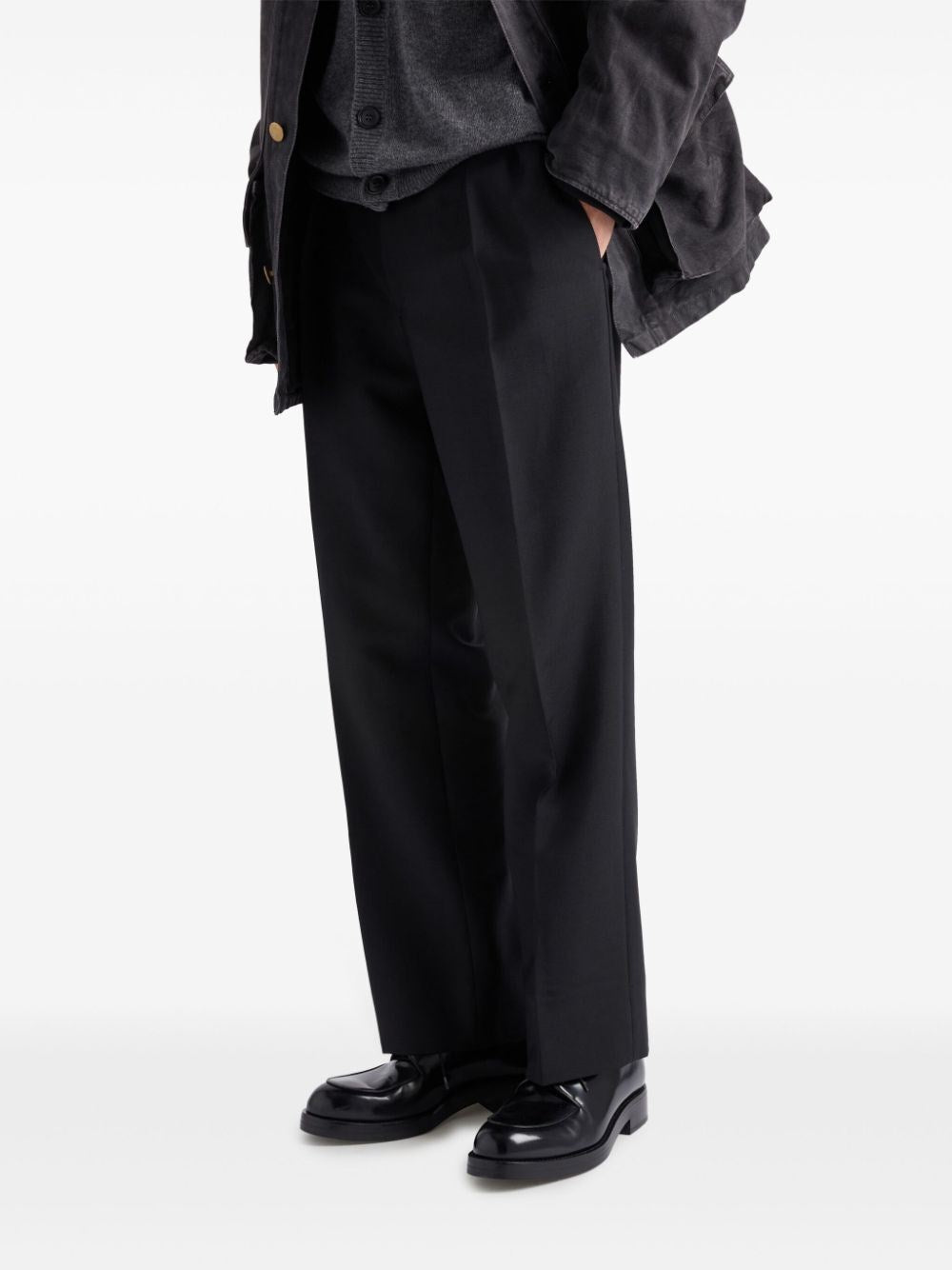 Prada Men Wool And Mohair Pants PRADA