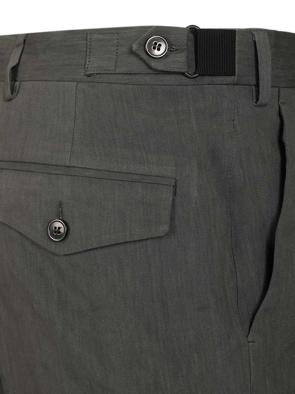 Dries Van Noten Men Tailored Linen Blend Trousers DRIES VAN NOTEN