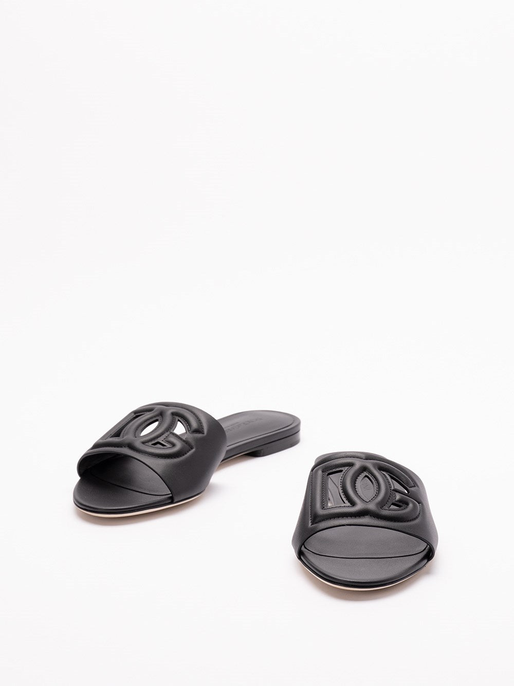 Dolce & Gabbana Women Sliders With `Dg` Logo DOLCE & GABBANA