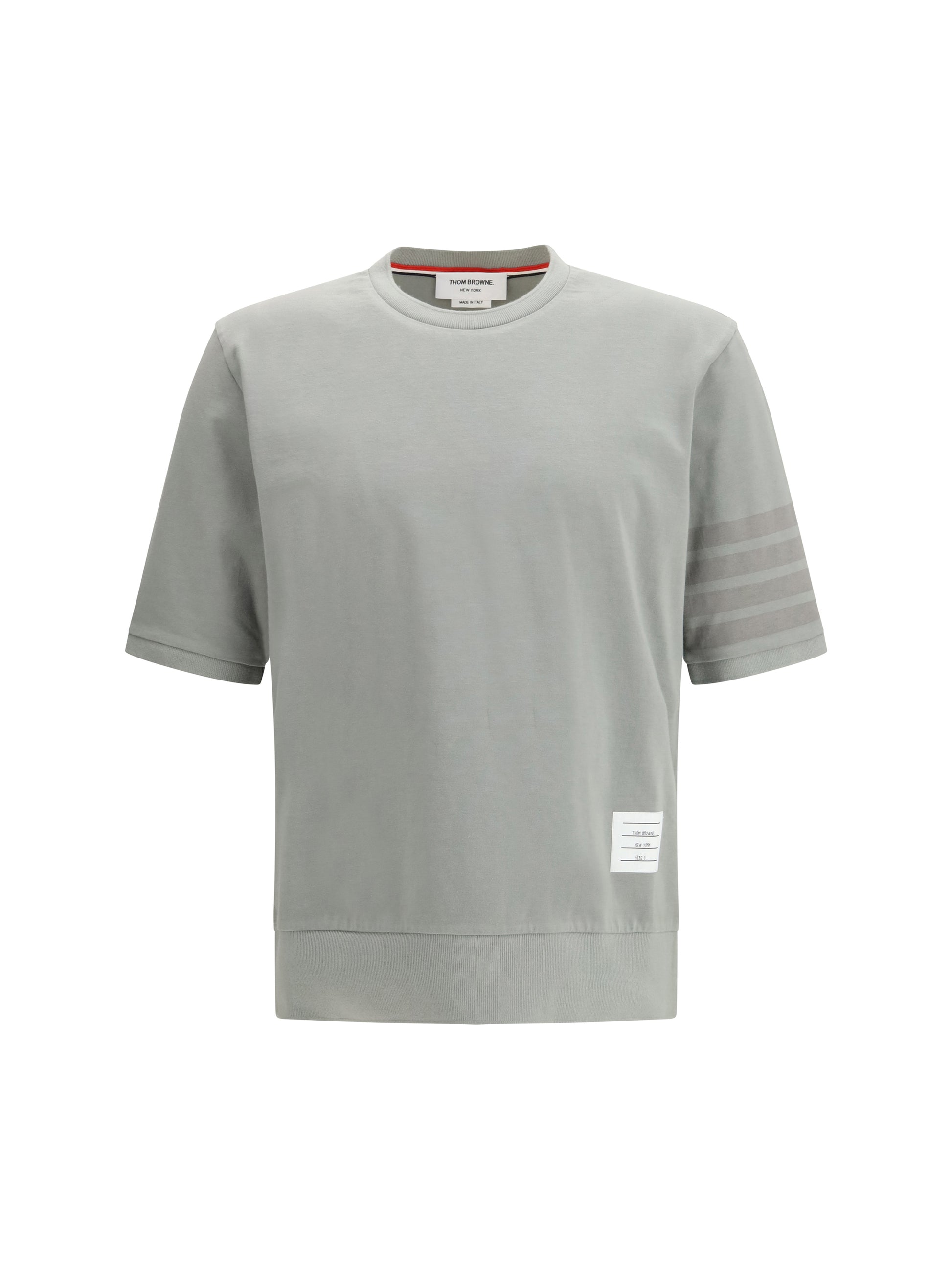 Thom Browne Men 4-Bar Cotton Jersey T-Shirt THOM BROWNE