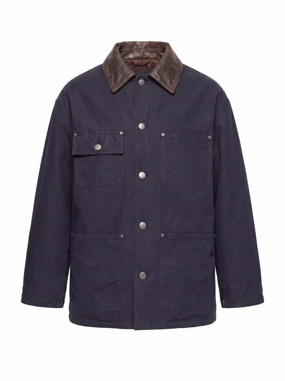 Prada Men Cotton And Re-Nylon Down Jacket
