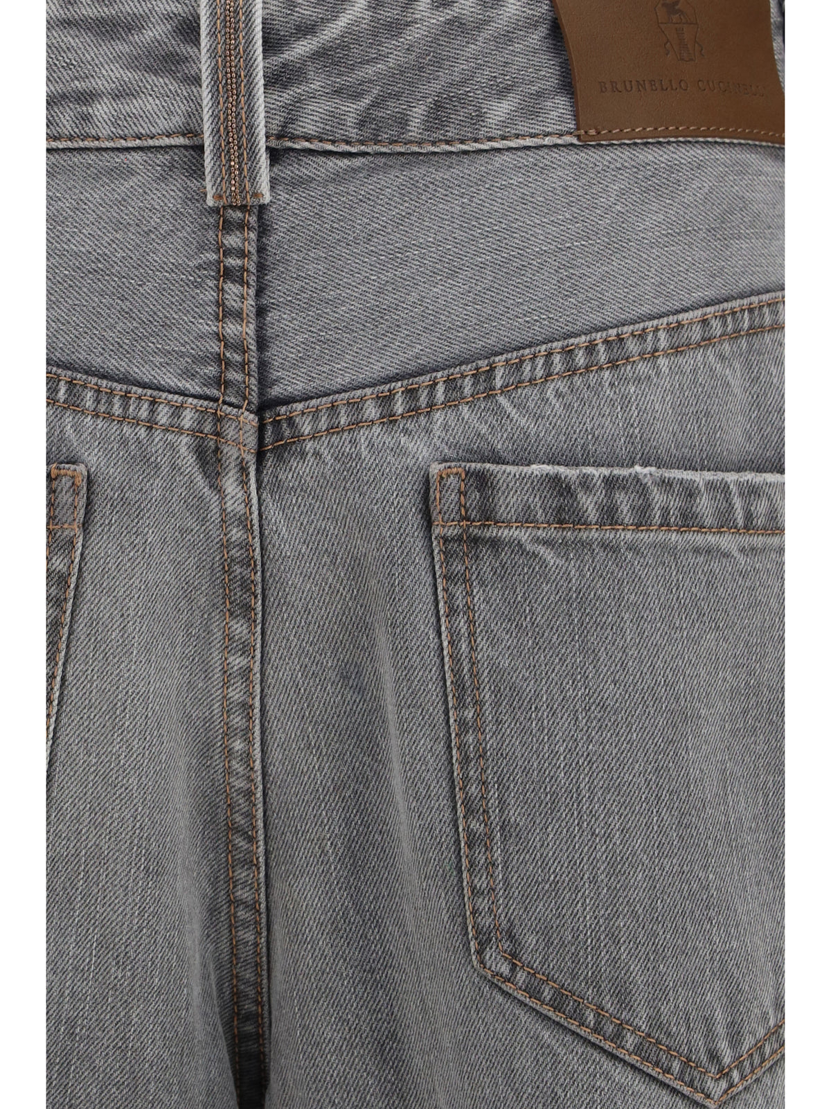 Brunello Cucinelli Women Wide-Leg Cotton Denim Jeans BRUNELLO CUCINELLI
