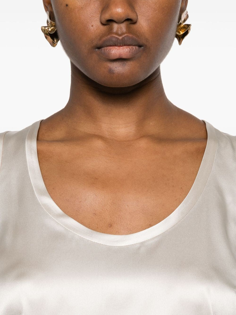 Brunello Cucinelli Women Satin Top BRUNELLO CUCINELLI