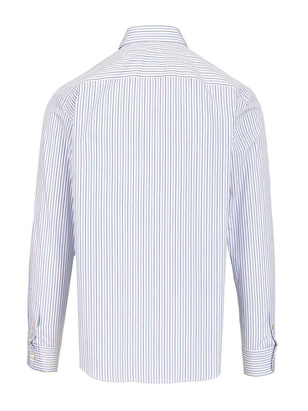 Valentino Garavani Men Striped Cotton Button-Down Shirt VALENTINO GARAVANI