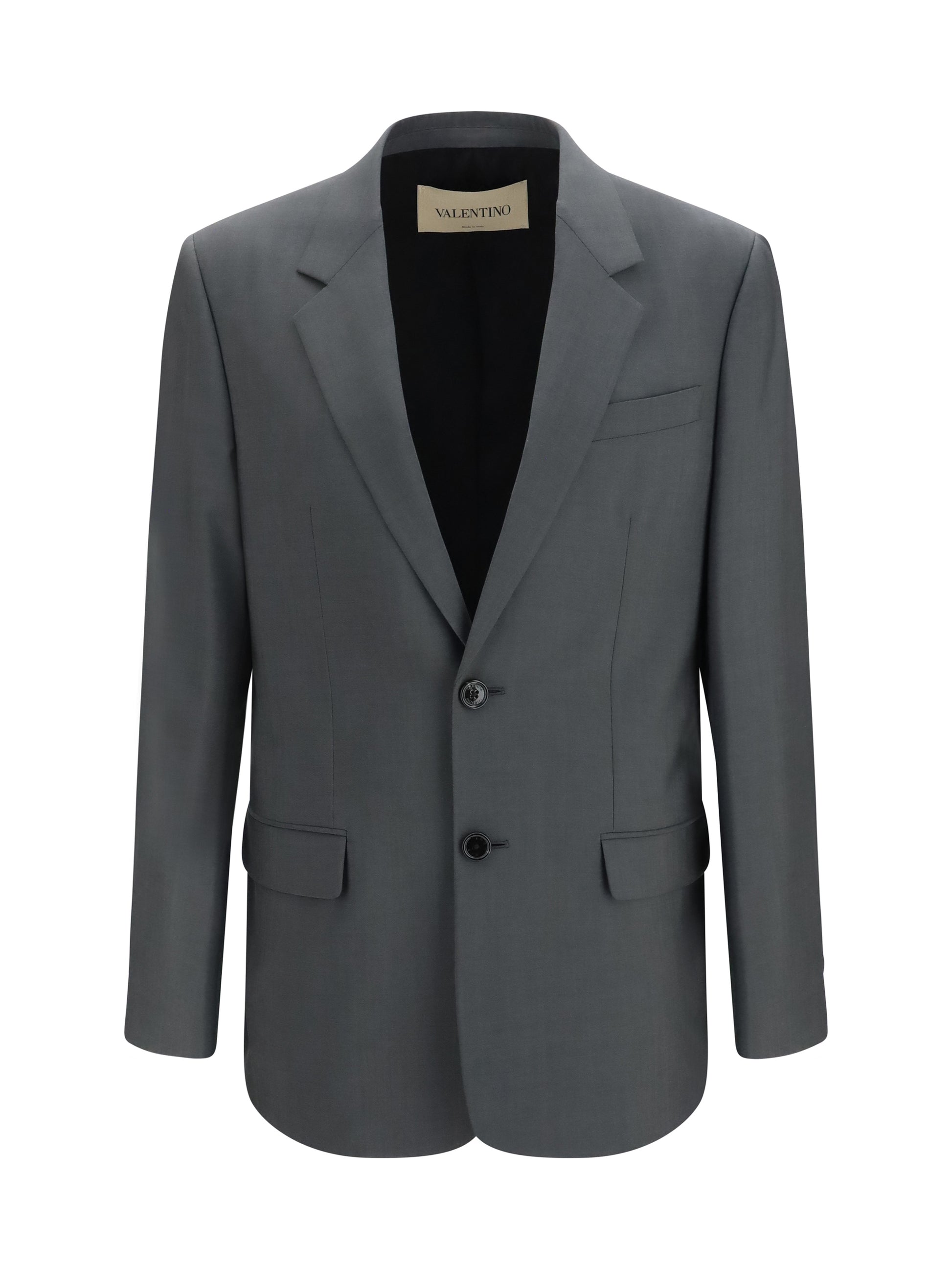 Valentino Men Single-Breasted Wool And Mohair Jacket VALENTINO