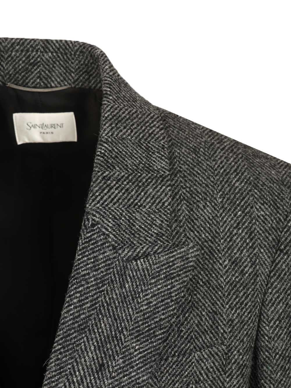 Saint Laurent Men Worsted Wool Jacket SAINT LAURENT