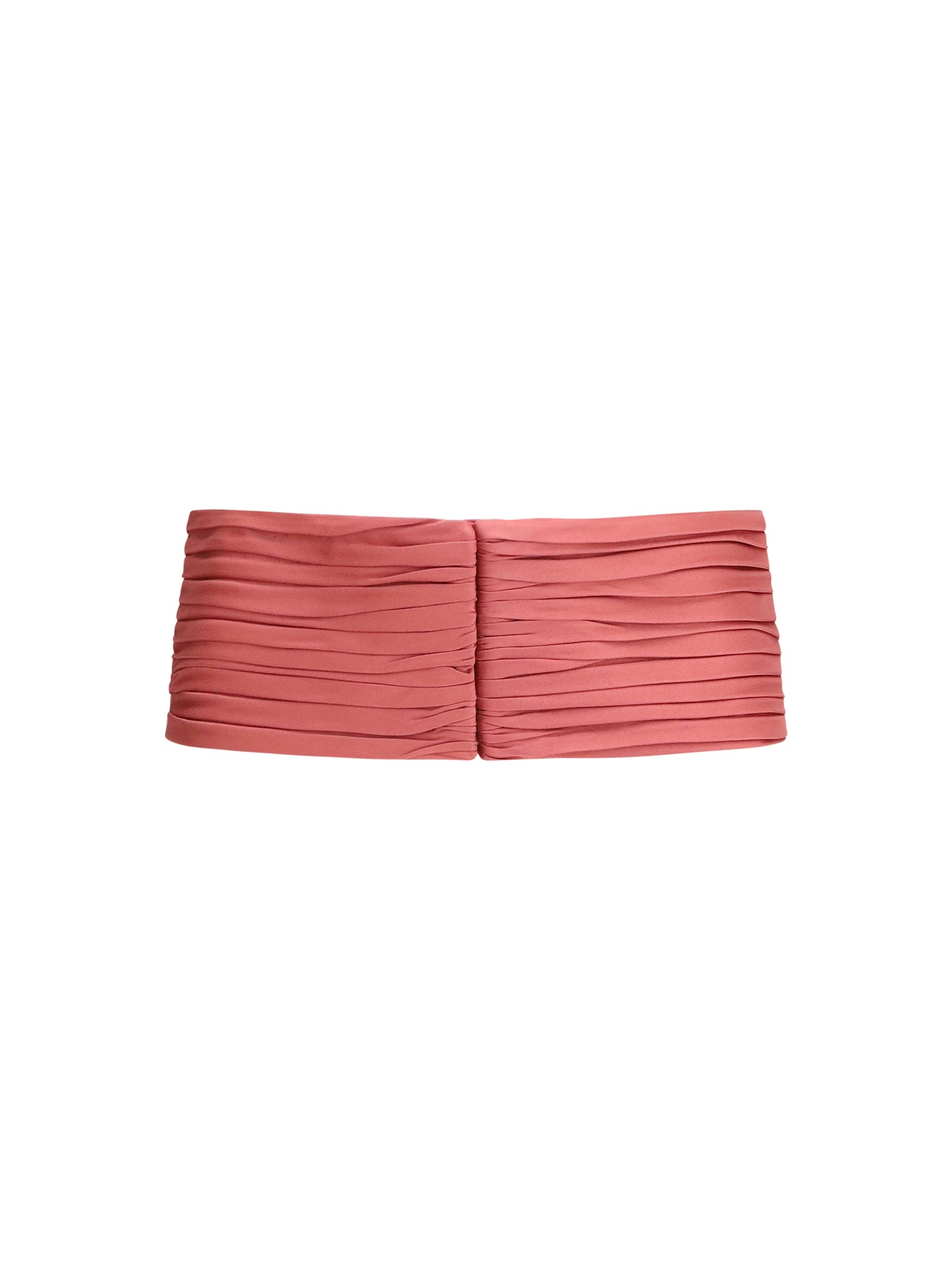 Valentino Garavani Women Satin Pleated Waist Belt VALENTINO GARAVANI