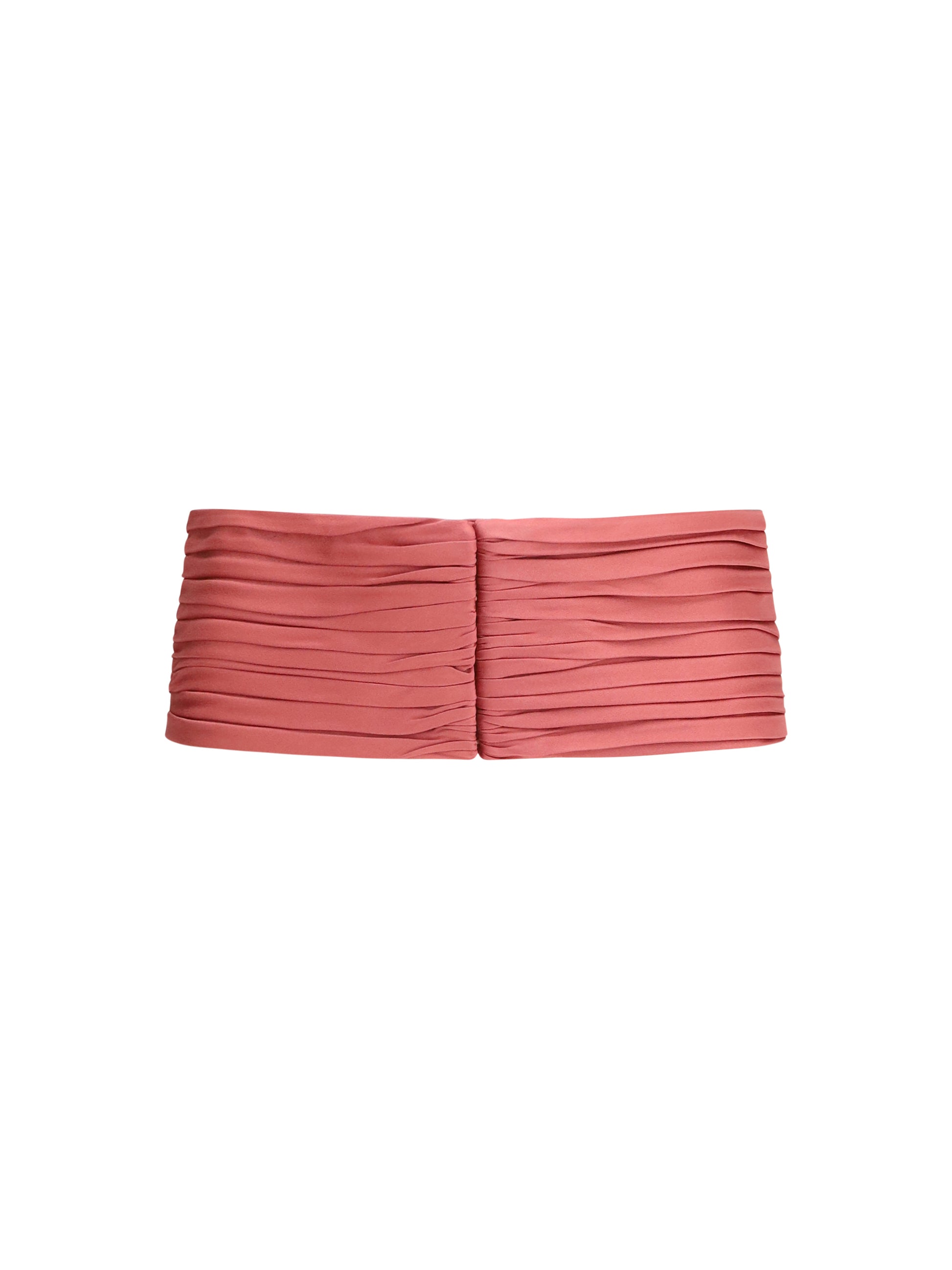 Valentino Garavani Women Satin Pleated Waist Belt VALENTINO GARAVANI