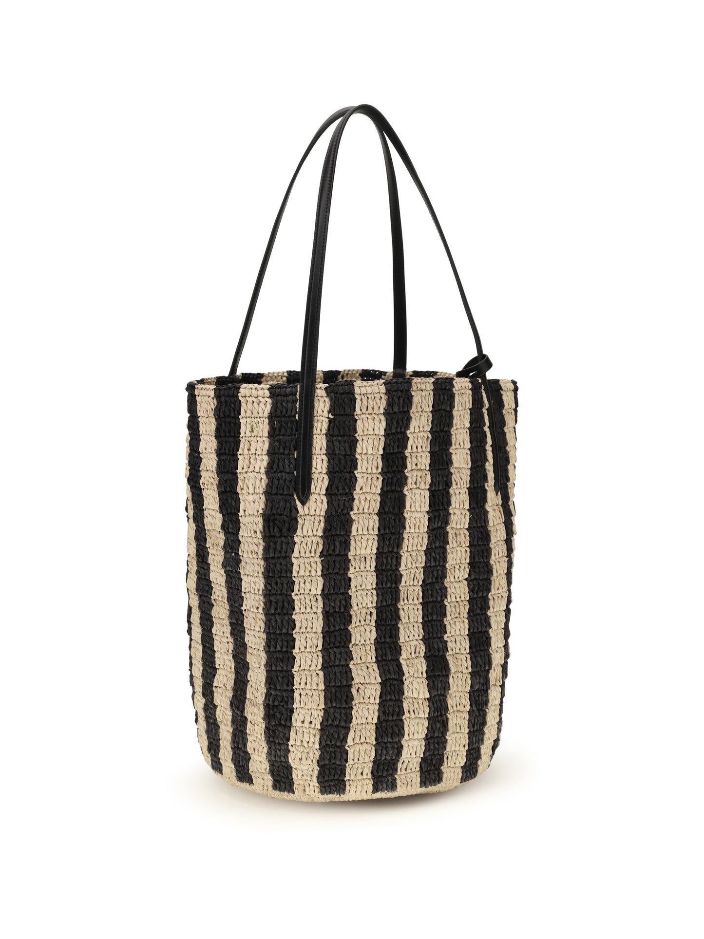 Valentino Garavani Women Striped Raffia Bucket Bag VALENTINO GARAVANI