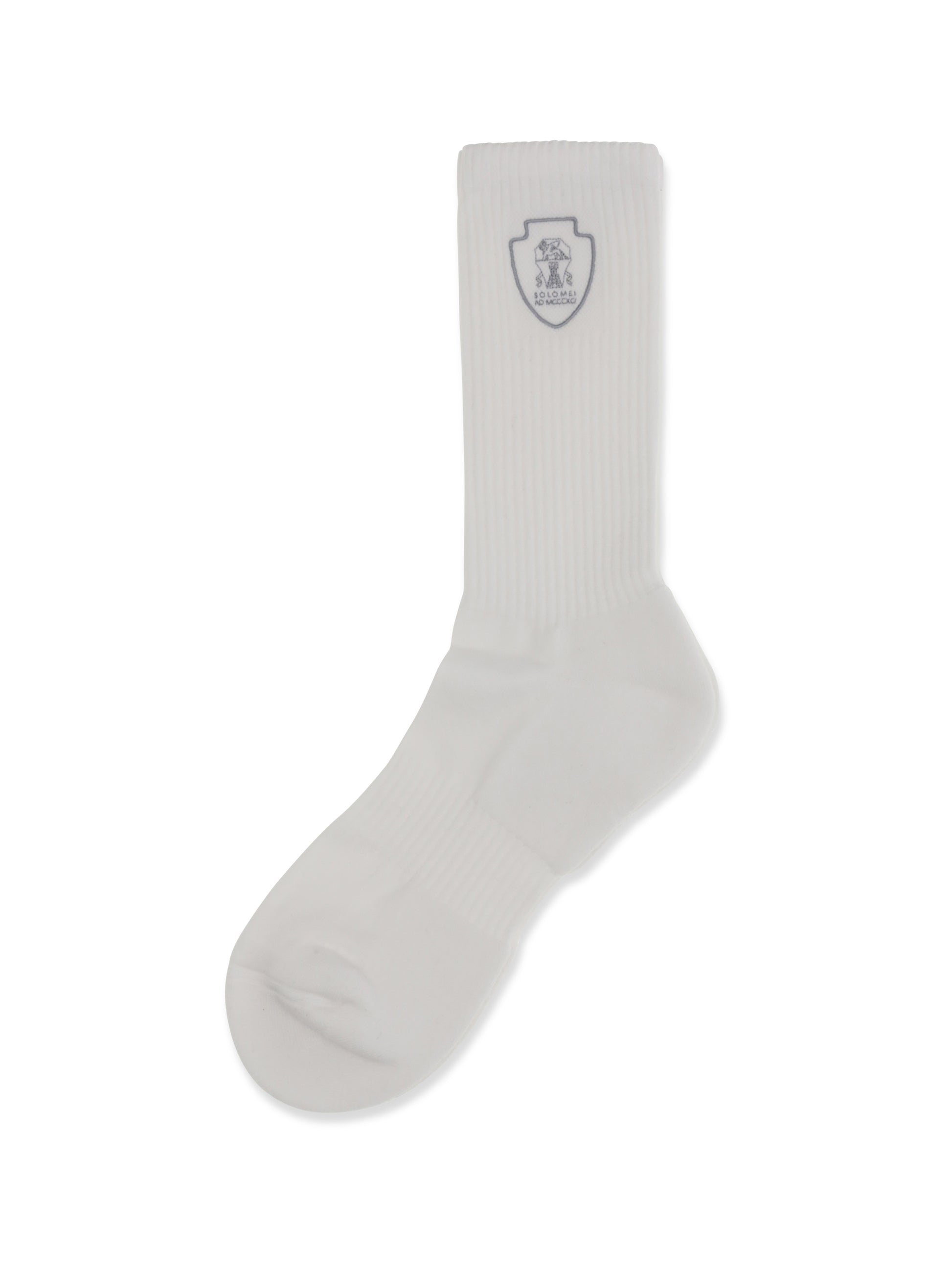 Brunello Cucinelli Men Ribbed Cotton Knit Socks BRUNELLO CUCINELLI