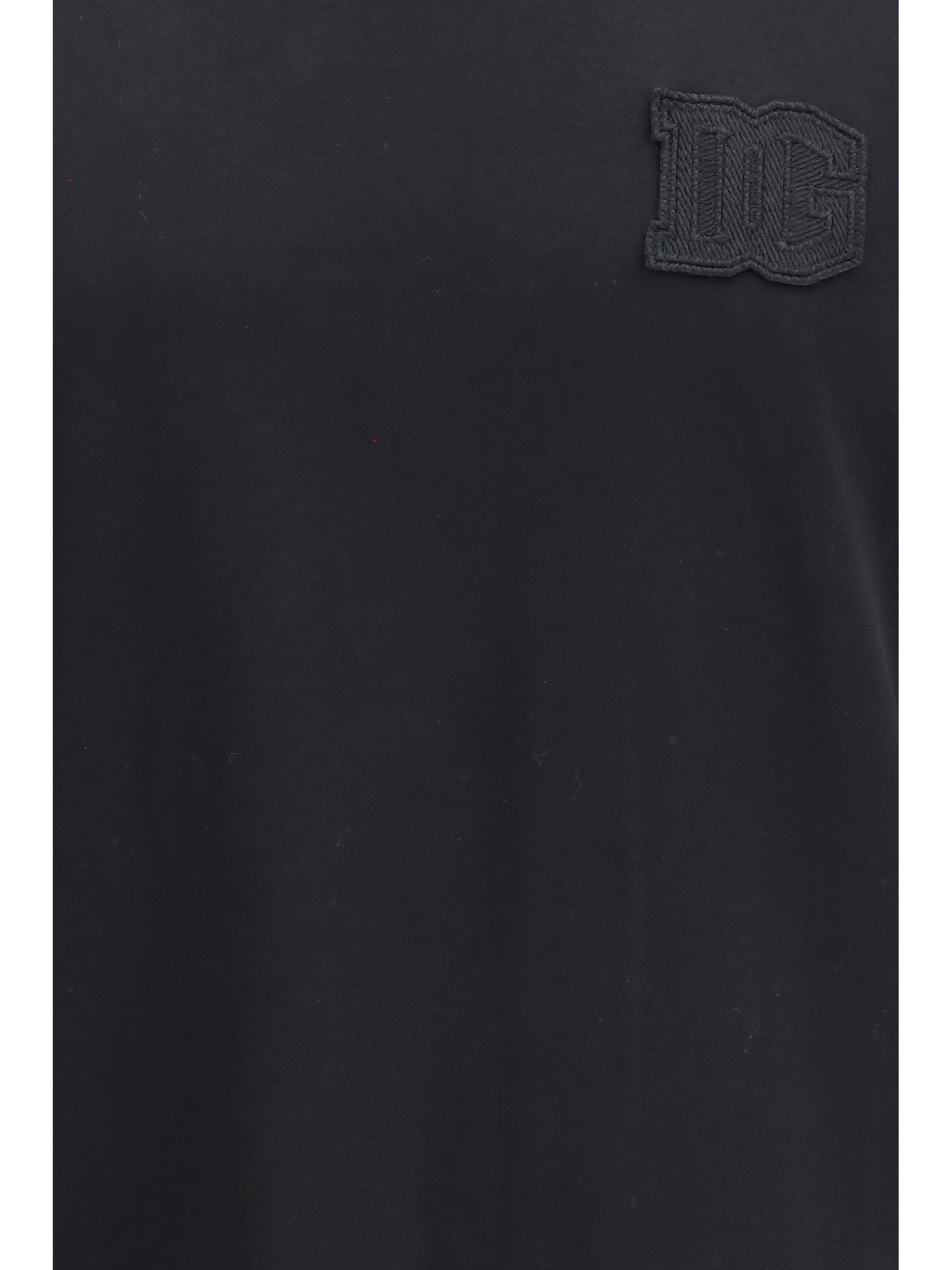 Dolce & Gabbana Men Cotton T-Shirt With Patch DOLCE & GABBANA