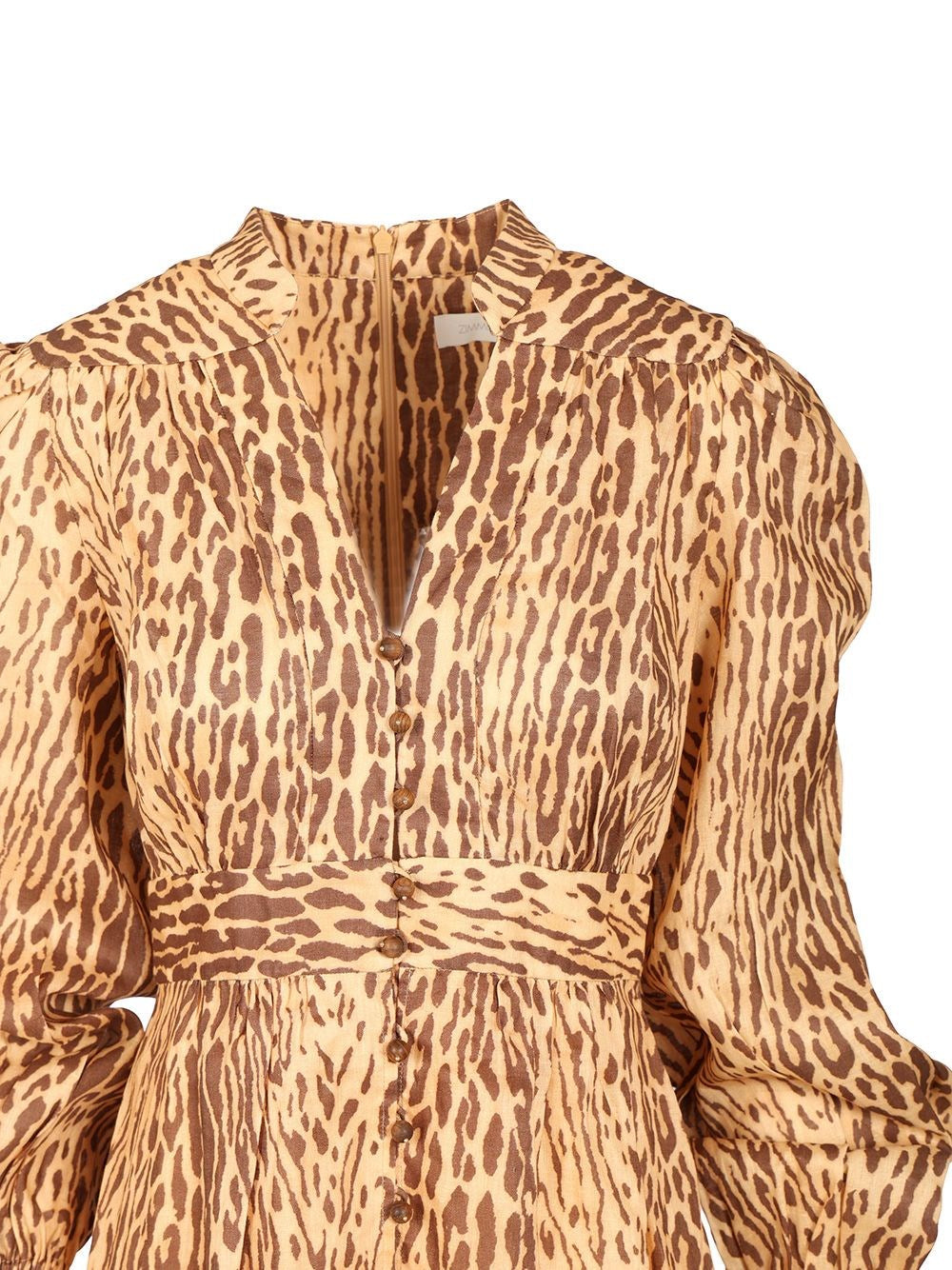 Zimmermann Women Leopard Print Midi Dress ZIMMERMANN