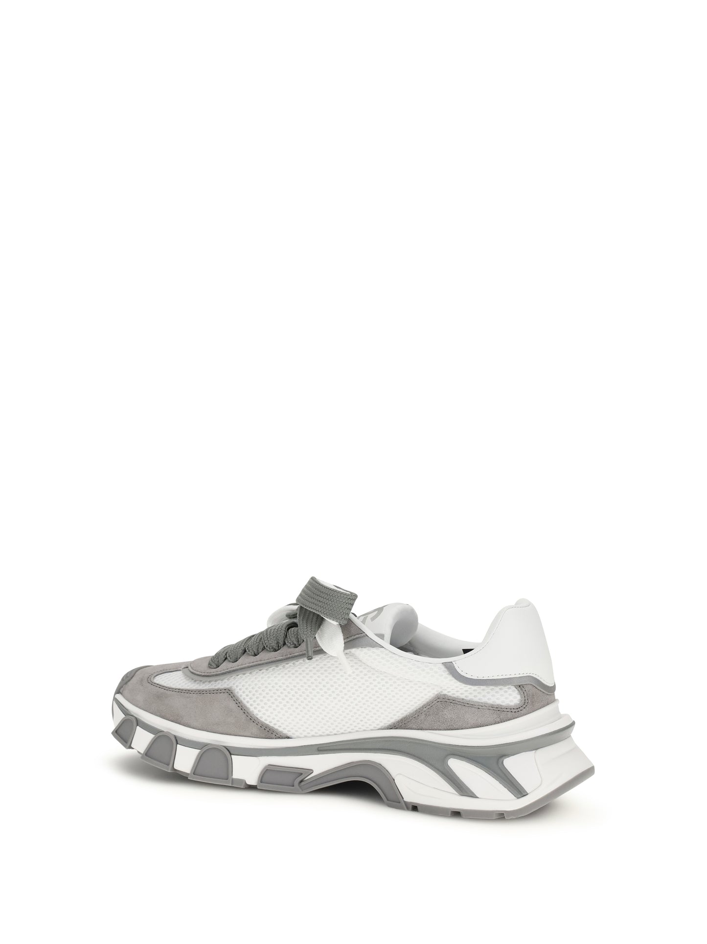 Dolce & Gabbana Men Leather And Mesh Sneakers DOLCE & GABBANA