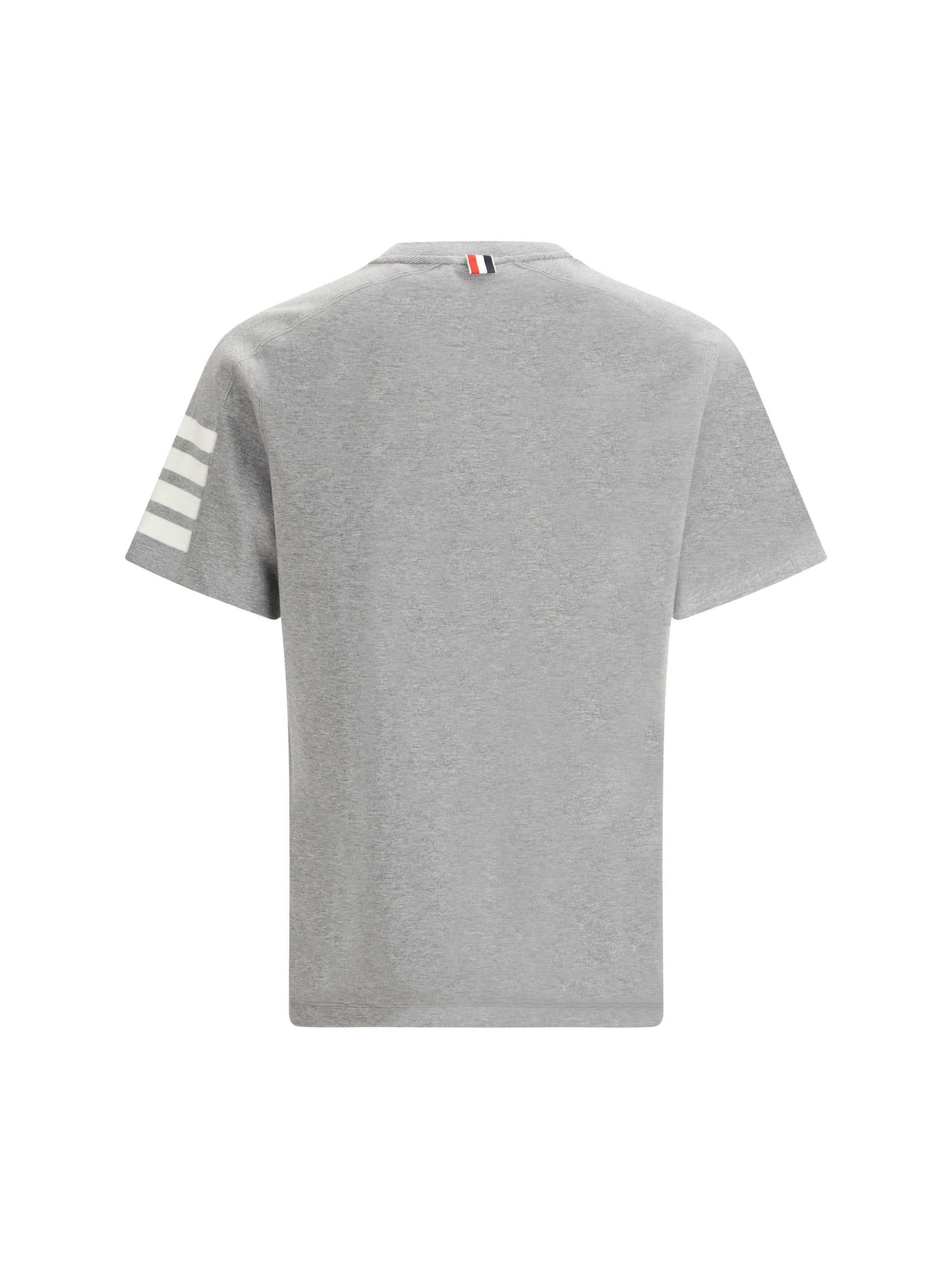 Thom Browne Men T-Shirt With Horizontal Bands THOM BROWNE