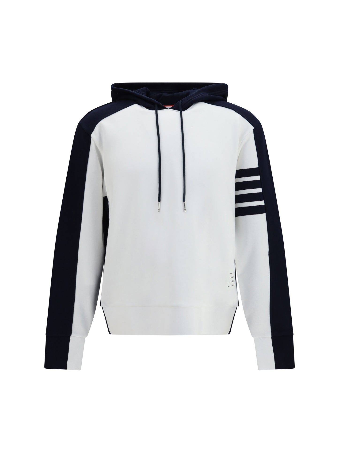Thom Browne Men Loopback Colorblock Hooded Sweatshirt THOM BROWNE