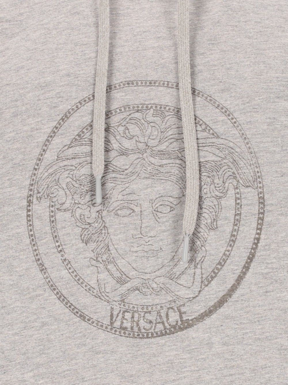 Versace Men Cotton Jersey Sweatshirt With Print VERSACE