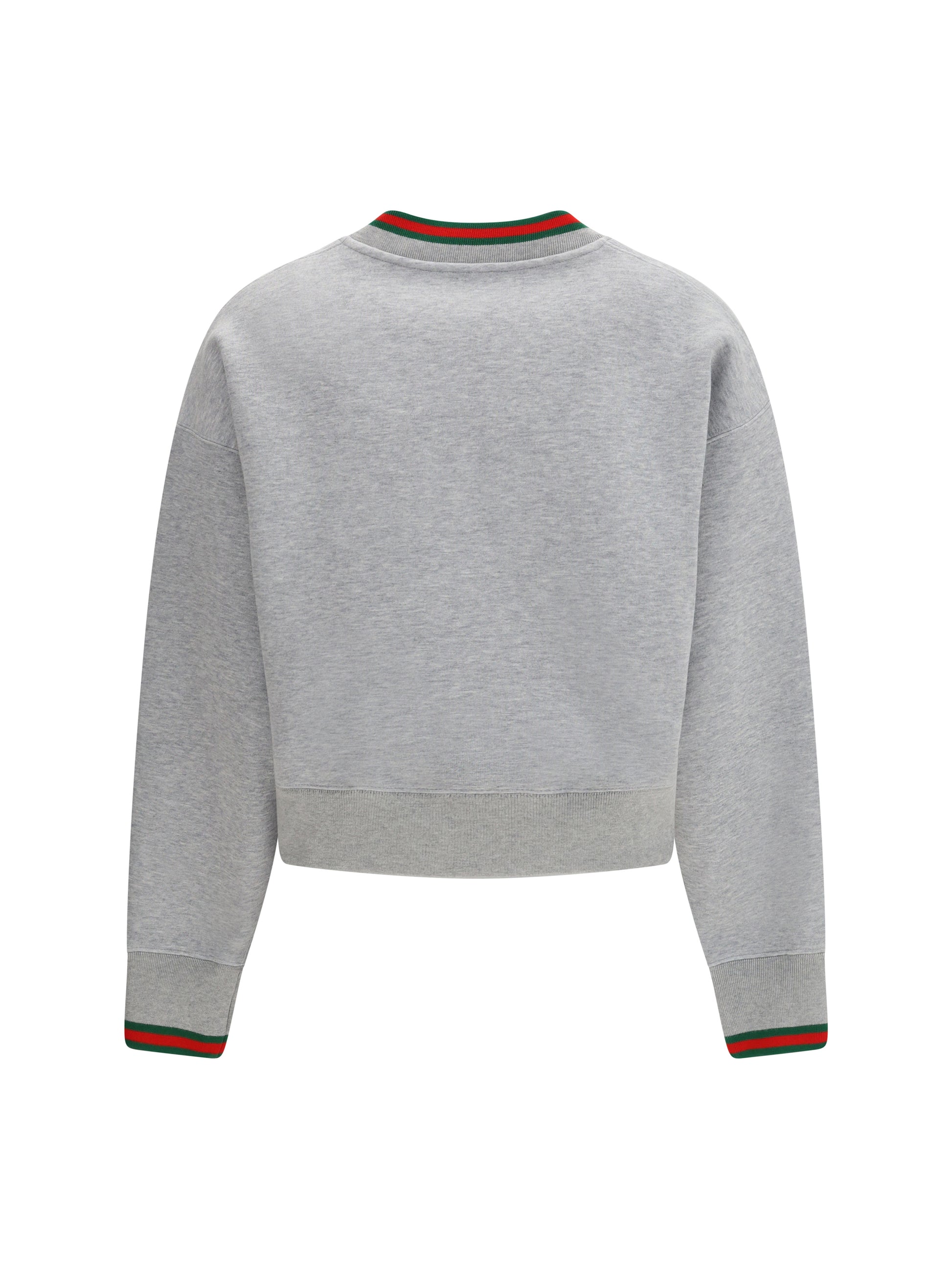 Gucci Women Web Cotton Jersey Sweatshirt GUCCI