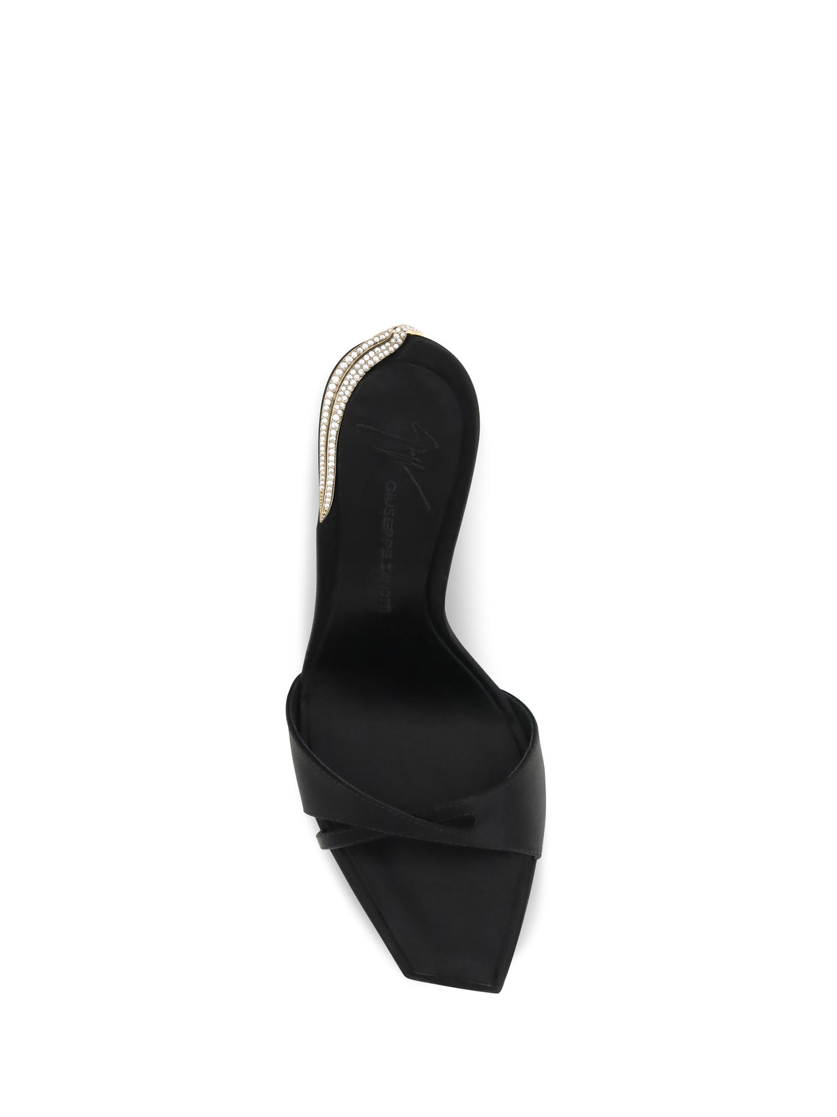 Giuseppe Zanotti Women Salamander Satin Mules Sandals GIUSEPPE ZANOTTI
