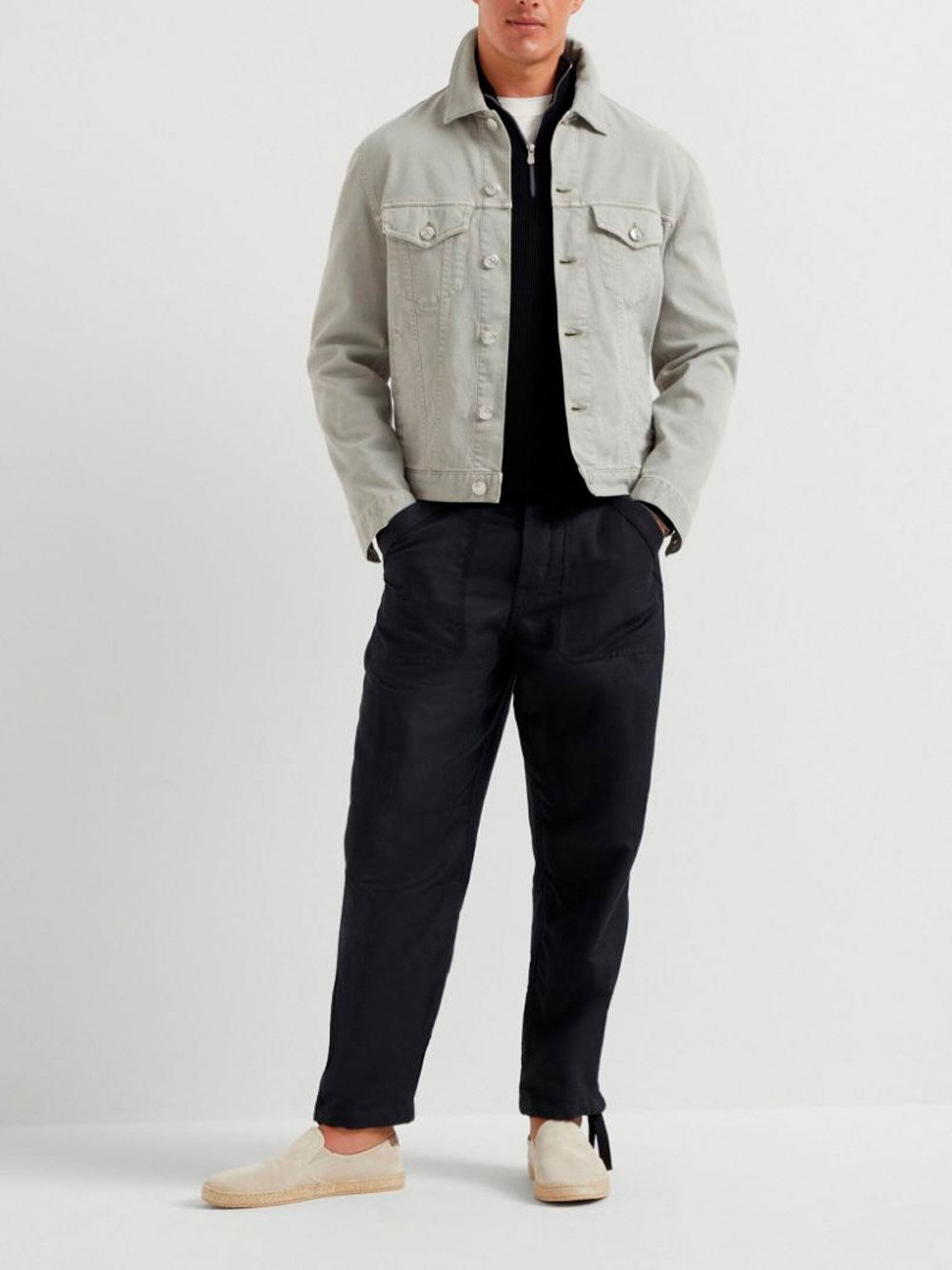 Brunello Cucinelli Men Denim Jacket BRUNELLO CUCINELLI