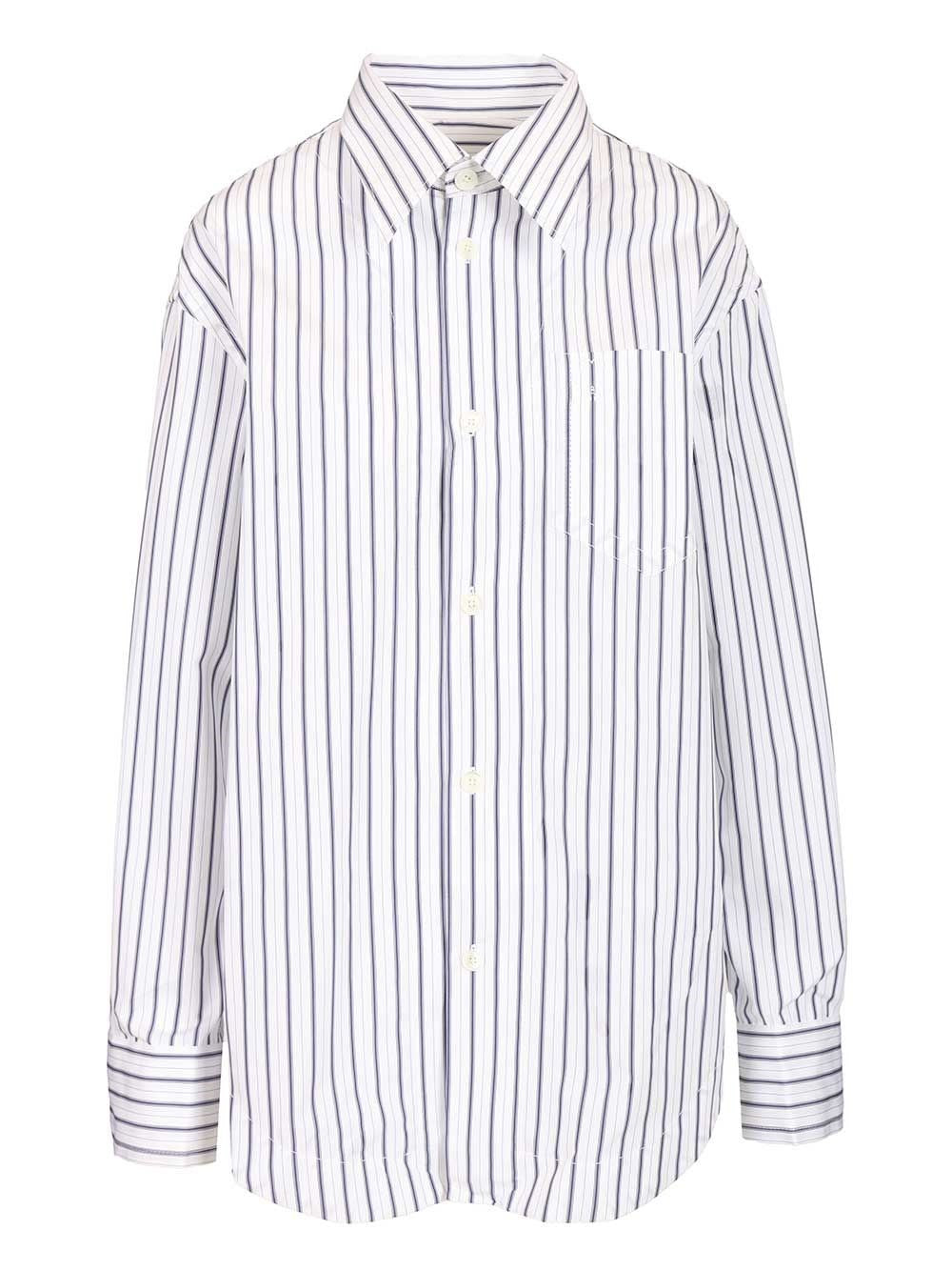 Ami Women Wide Striped Shirt AMI PARIS