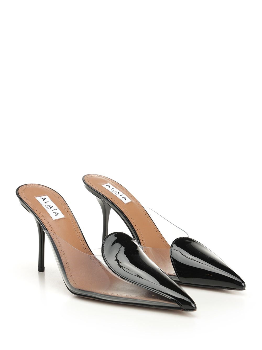 Alaïa Women Mule In Patent Leather And Pvc ALAIA