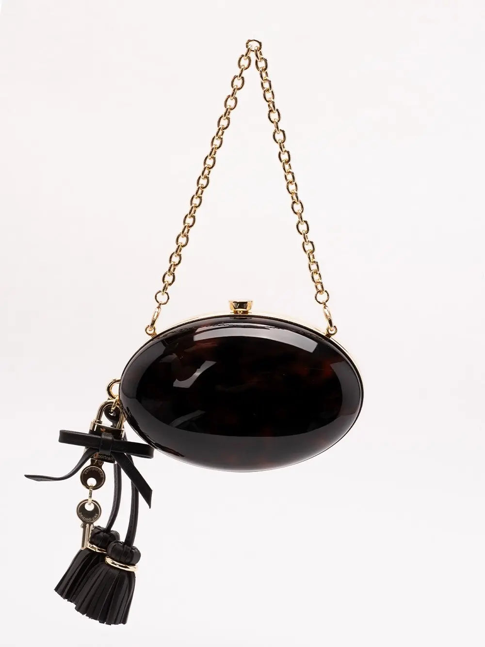 Self-Portrait Women Resin Oval Clutch SELF-PORTRAIT