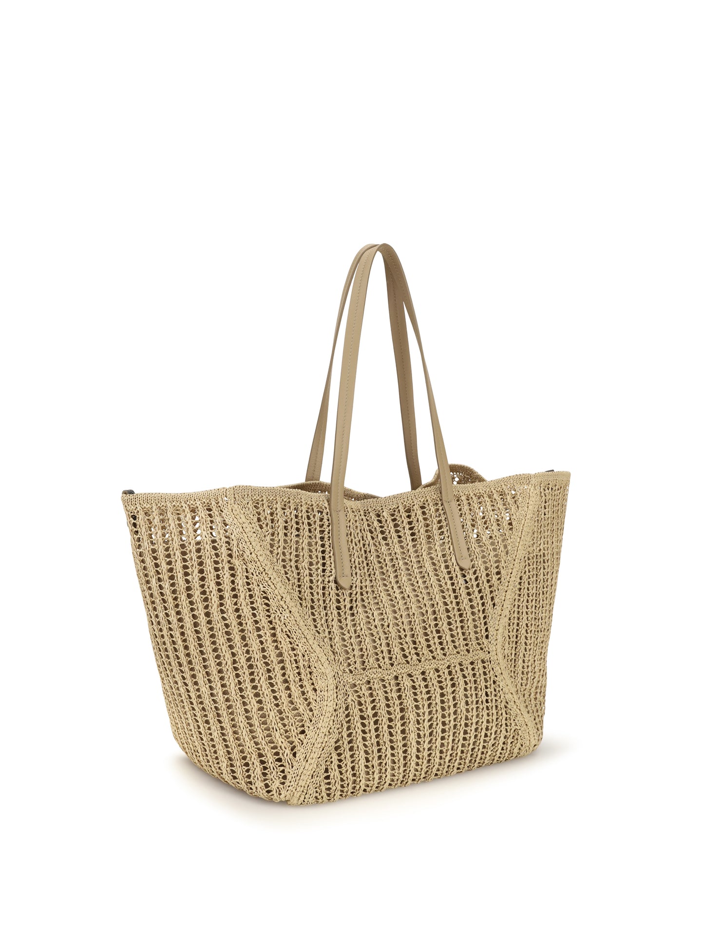 Brunello Cucinelli Women Bc Duo Shoulder Bag In Raffia BRUNELLO CUCINELLI