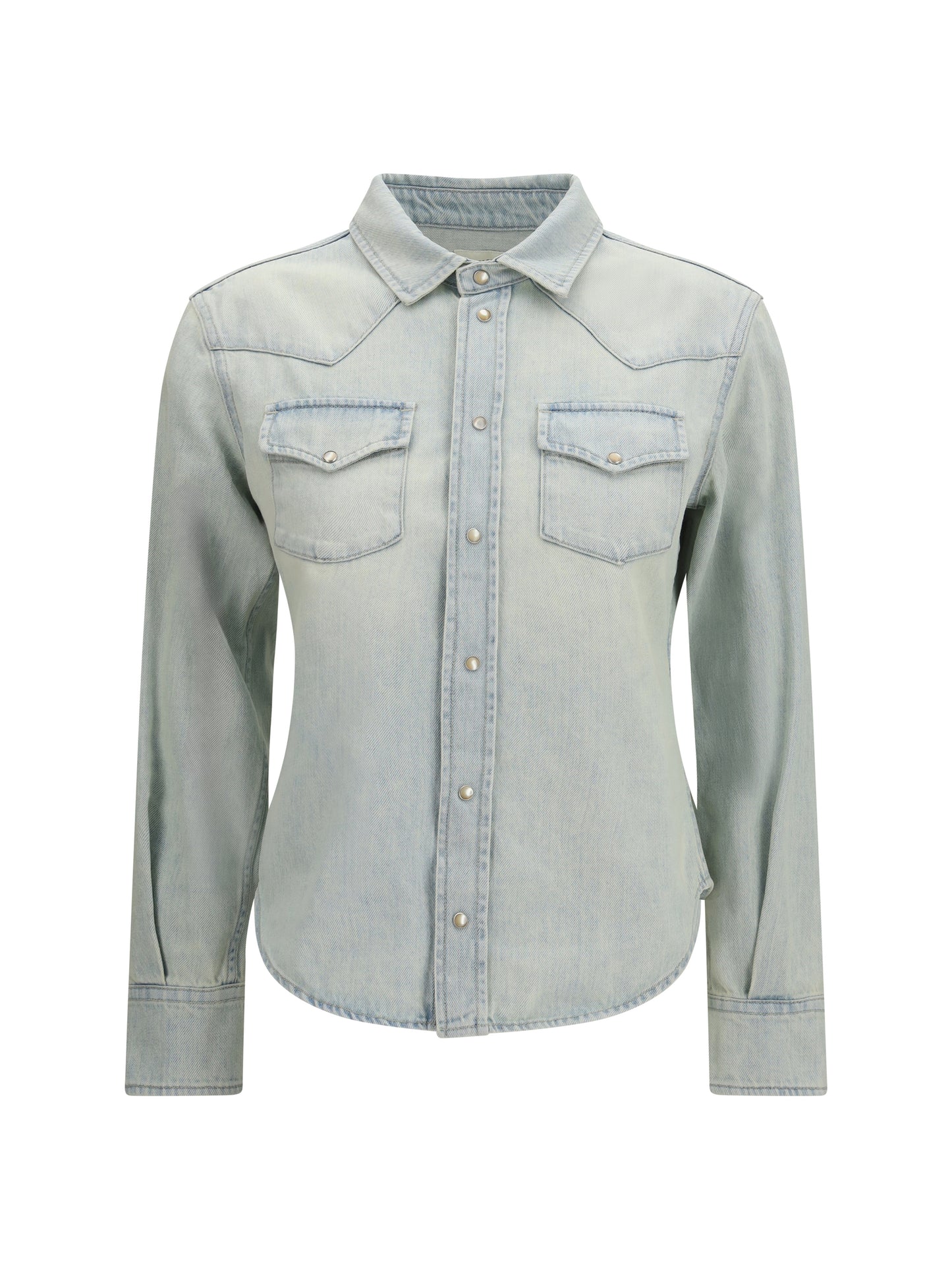 Jacob Cohen Women Western Shirt In Lightweight Denim JACOB COHEN