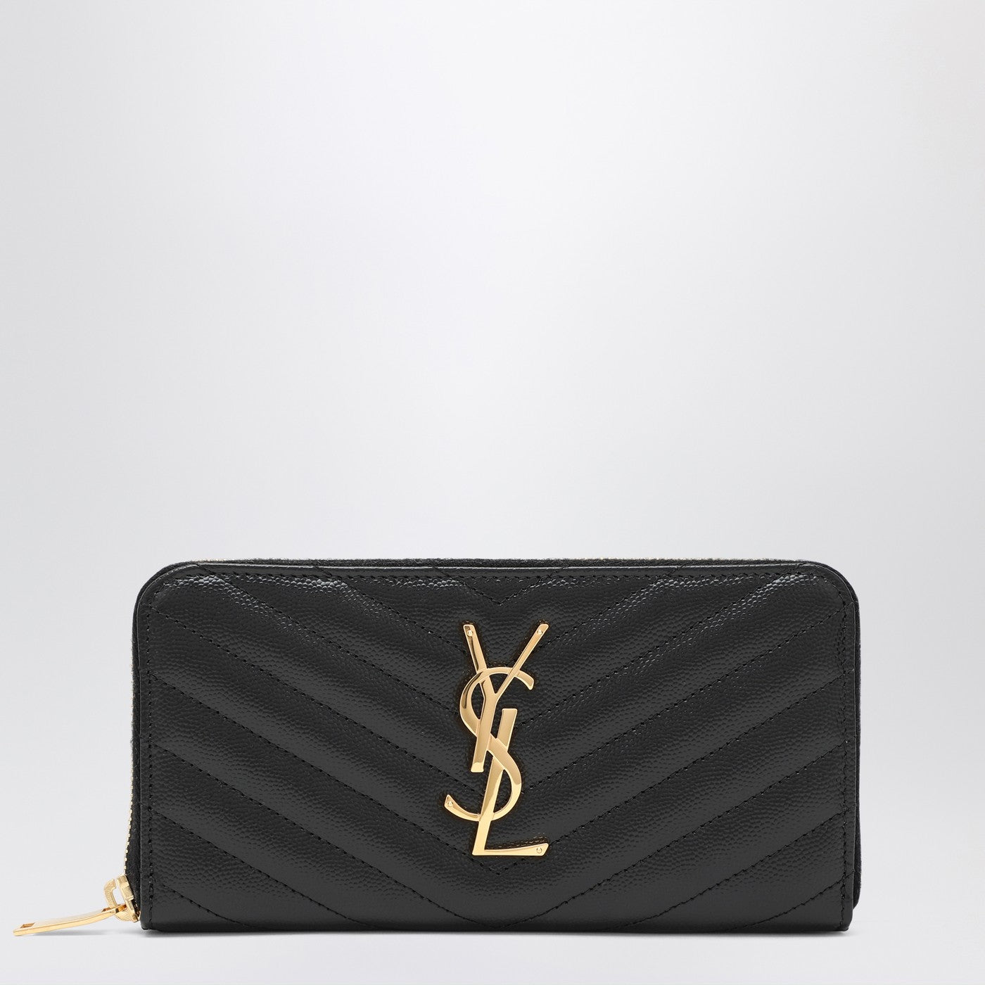 Saint Laurent Black Cassandre Matelasse Wallet Women SAINT LAURENT