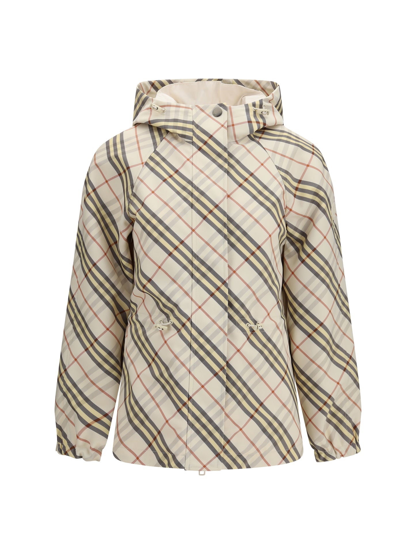 Burberry Women Reversible Check Hooded Jacket BURBERRY