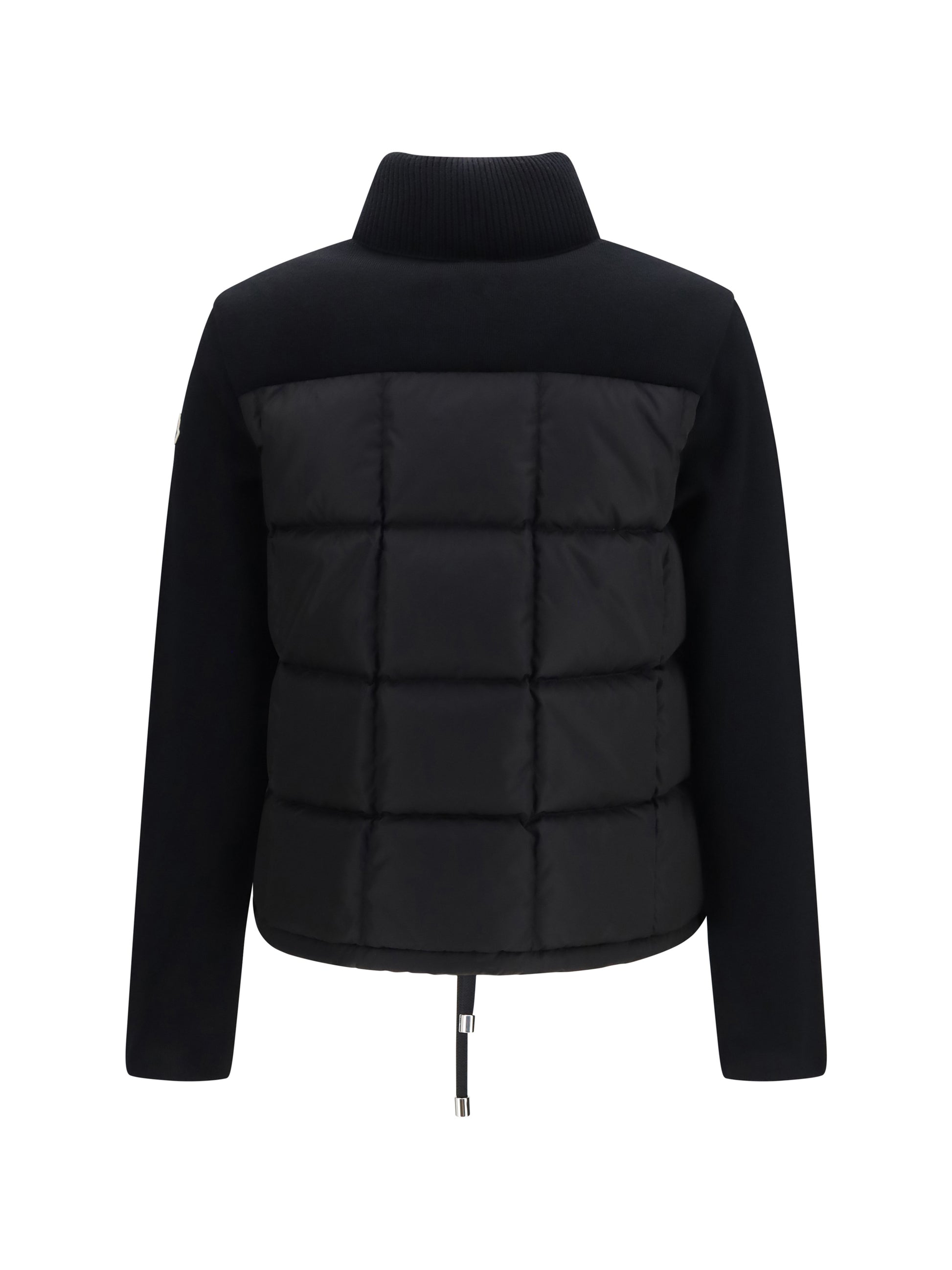 Moncler Women Quilted Wool Padded Cardigan With Zip MONCLER