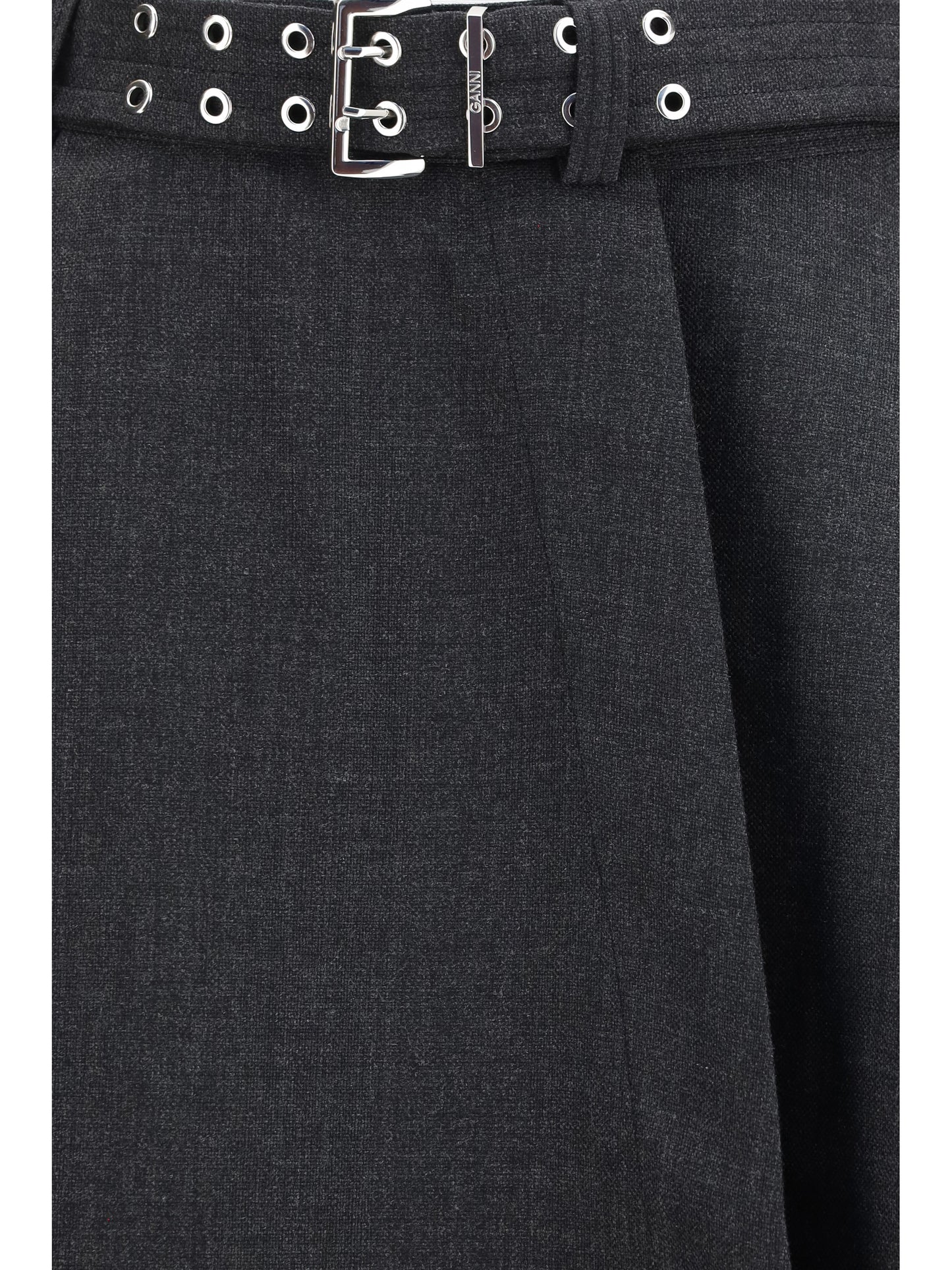 Ganni Women Wool Wrap Skirt GANNI