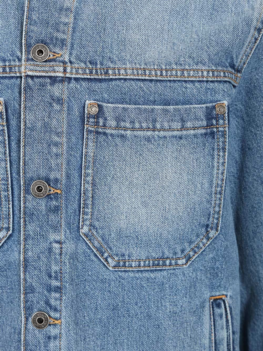 Off-White Men Denim Jacket OFF-WHITE