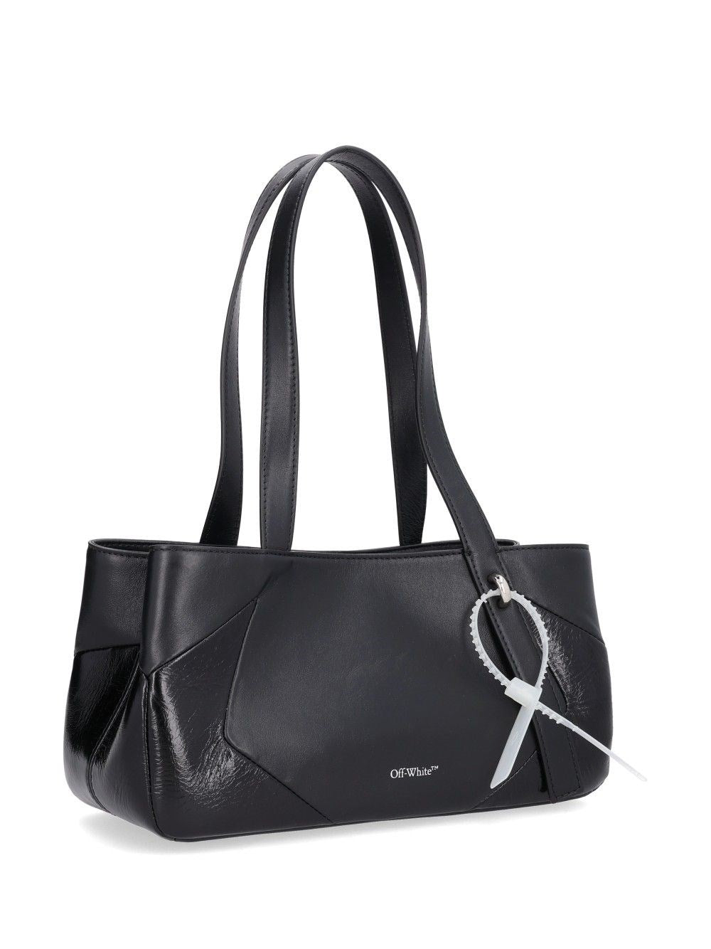 Off-White Women "Oyah East West" Leather Tote Bag OFF-WHITE