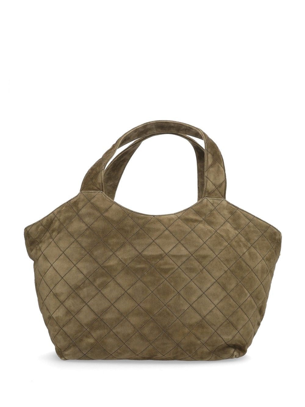 Saint Laurent Women Medium Icare Bag In Quilted Suede SAINT LAURENT