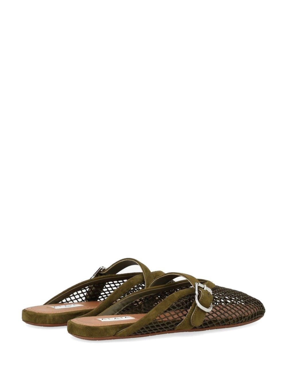 Alaïa Women Fishnet Mules ALAIA