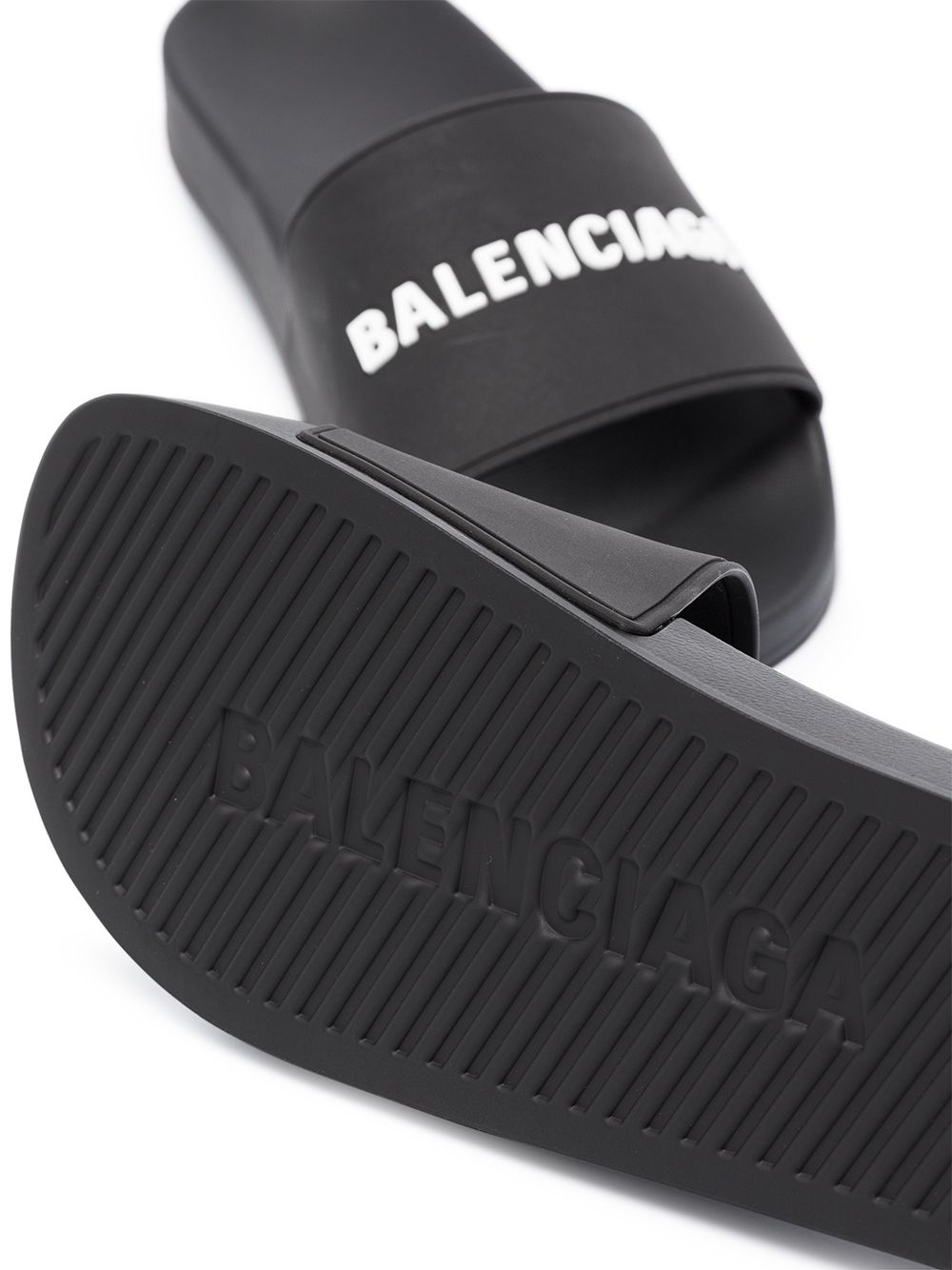 Balenciaga Men Pool Slide Bal Logo BALENCIAGA