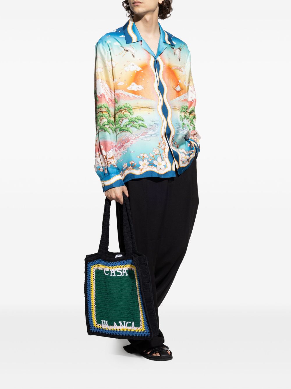 Casablanca Men Silk Shirt CASABLANCA