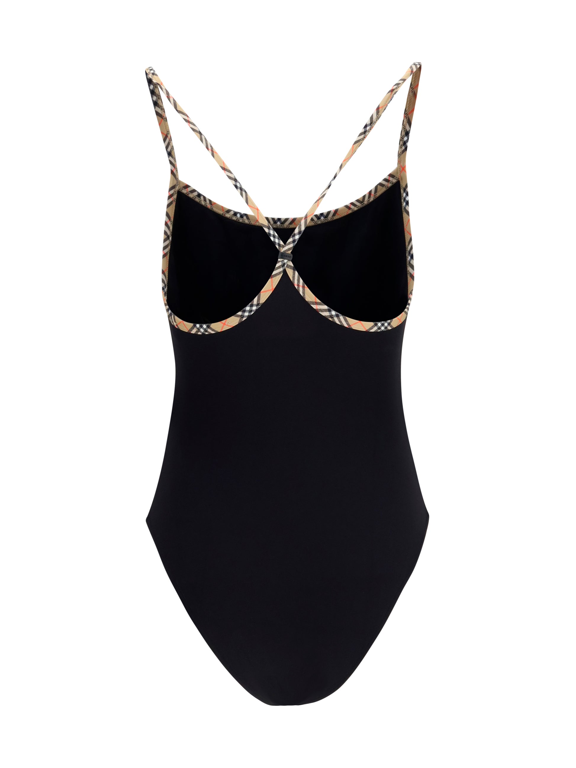 Burberry Women Check Trim Swimsuit BURBERRY