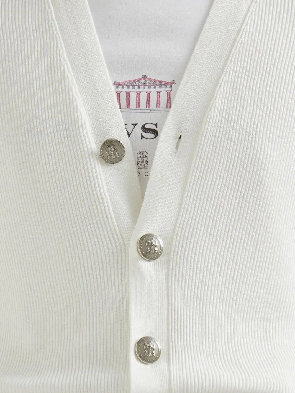 Brunello Cucinelli Men English Rib Knit Cardigan BRUNELLO CUCINELLI