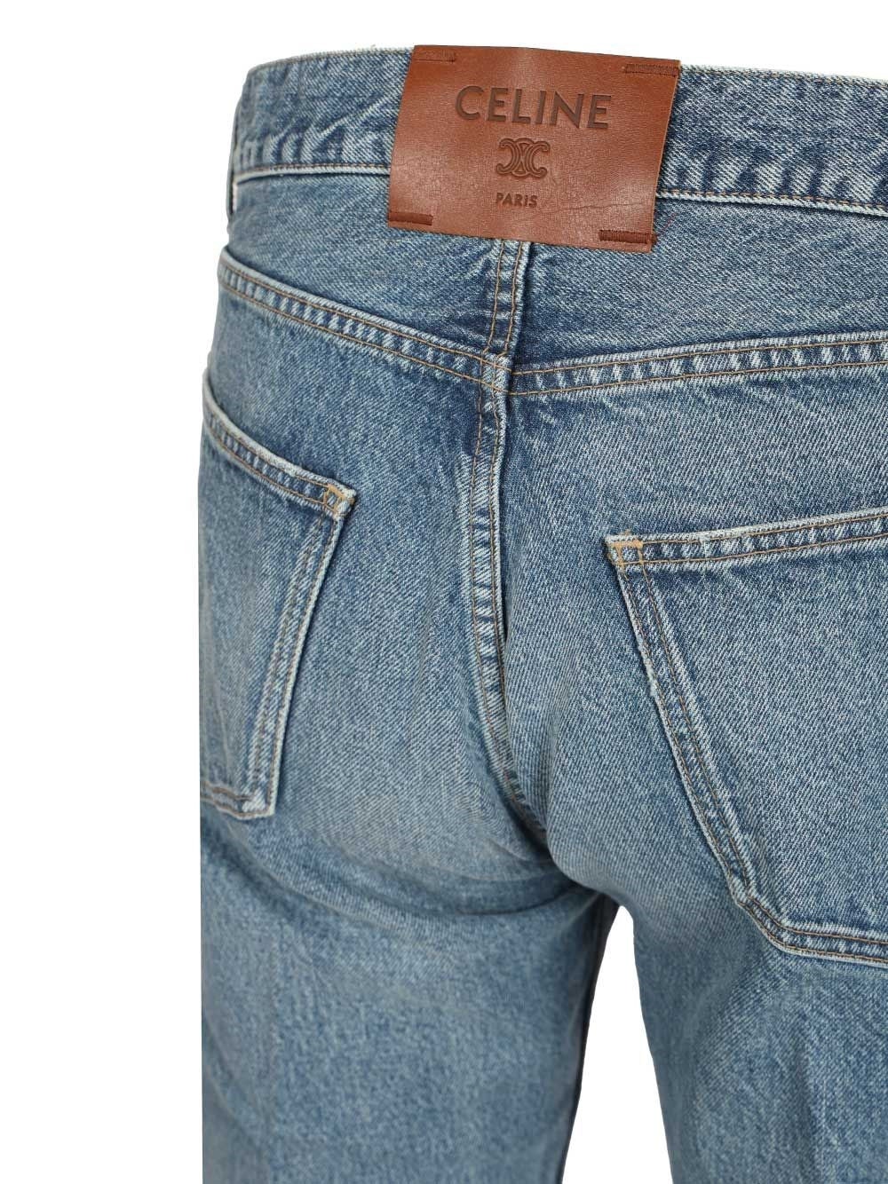 Celine Men 001 Boyfriend Jeans In Cotton Denim CELINE