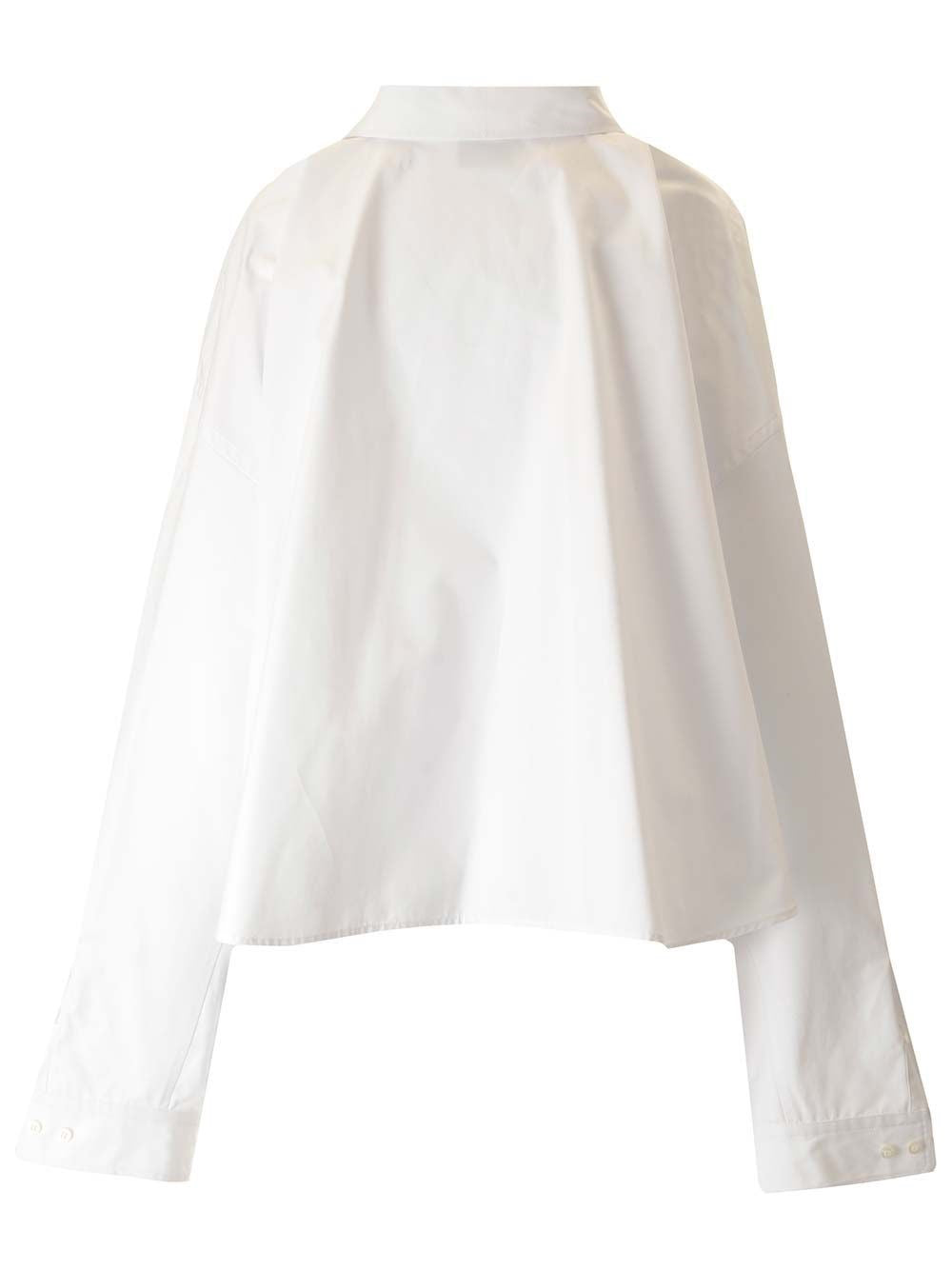 Balenciaga Women Large Fit Asymmetric Shirt BALENCIAGA