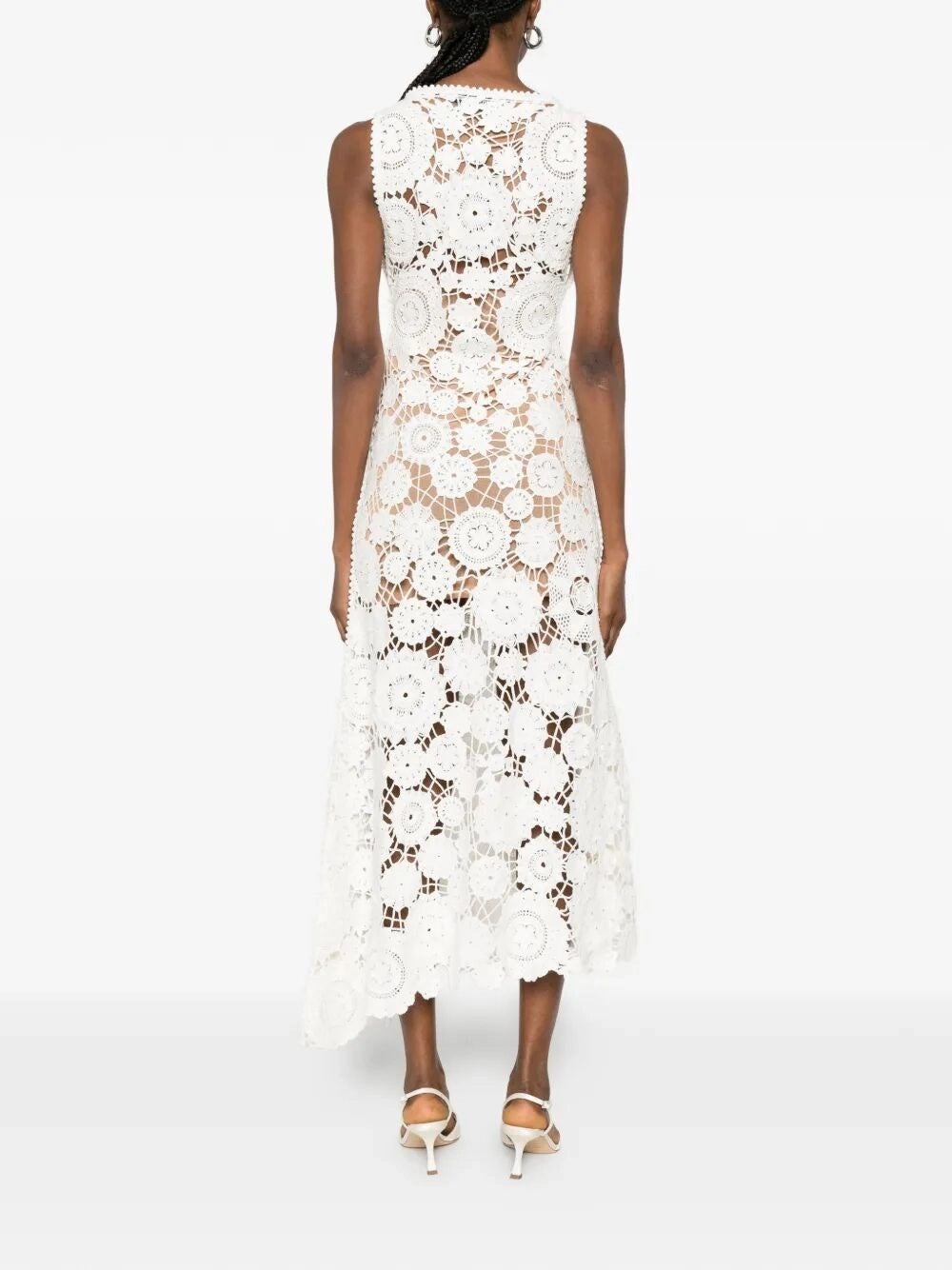 Self-Portrait Women Crochet Maxi Dress SELF-PORTRAIT