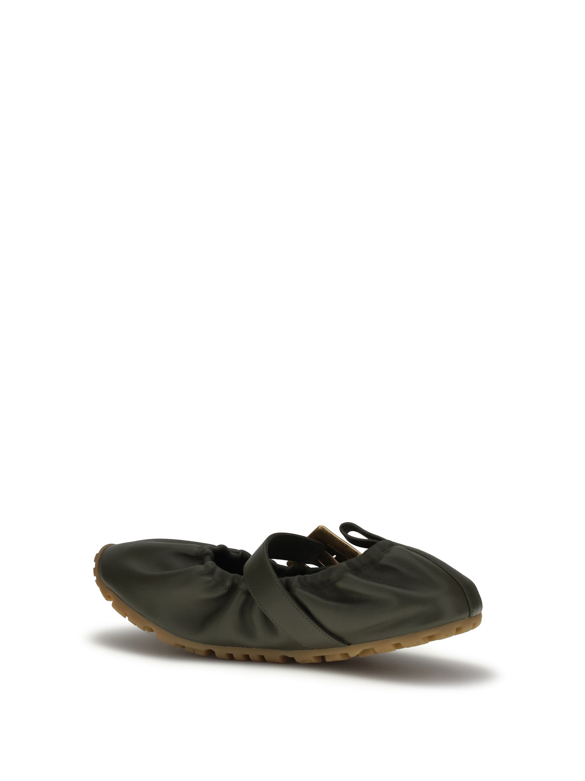 Balmain Women Buckle Strap Ballerinas BALMAIN