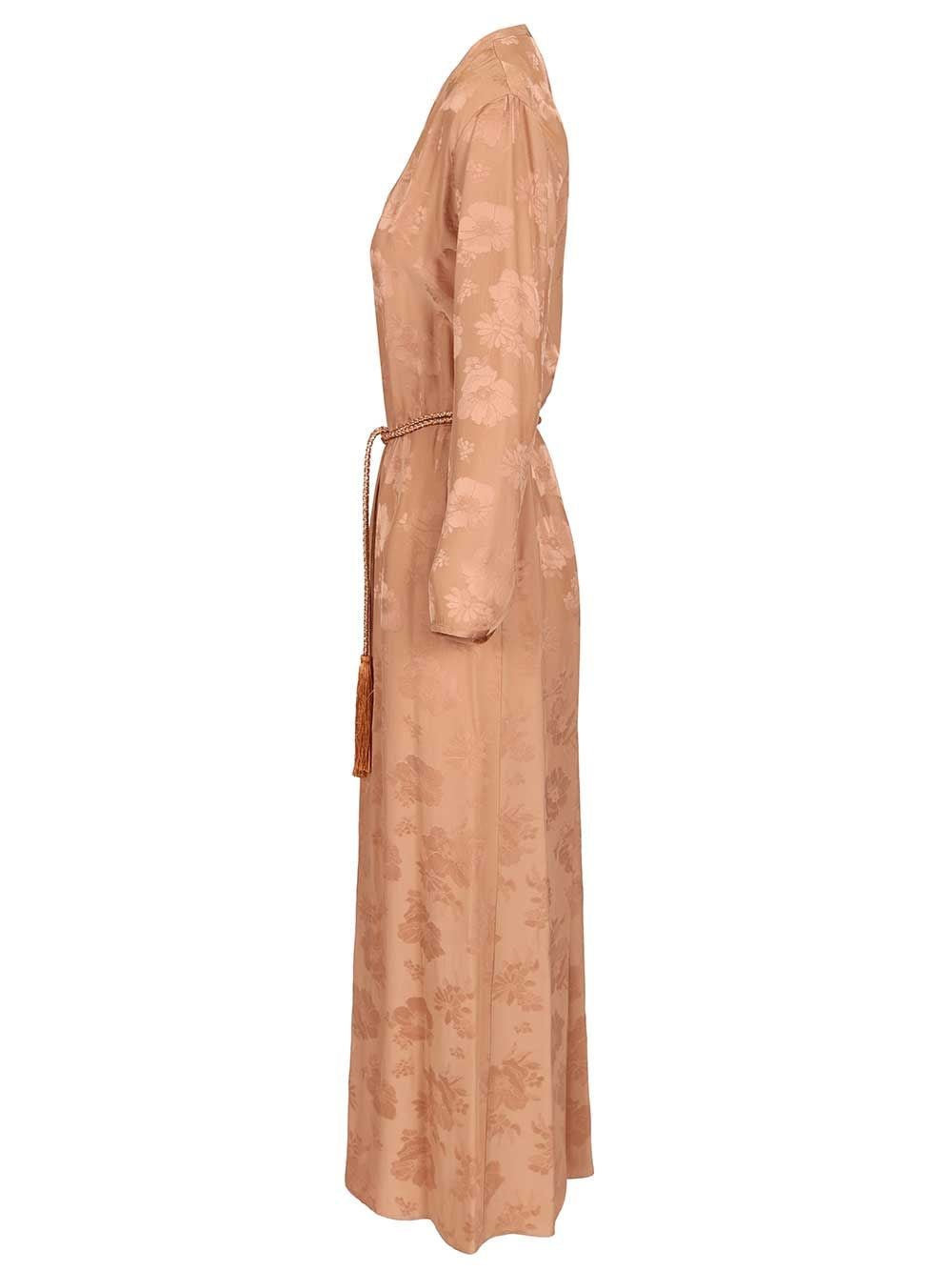 Forte_Forte Women Fluid Bouquet Jacquard Long Sleeves Dress FORTE FORTE