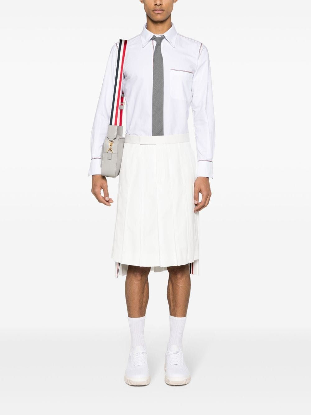 Thom Browne Men Oxford Framing Shirt THOM BROWNE