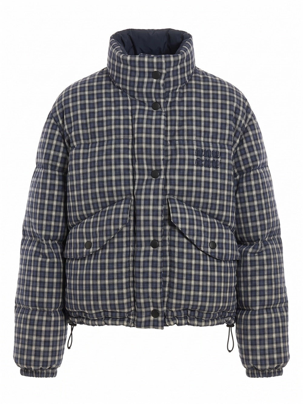 Miu Miu Women Checked Down Jacket MIU MIU